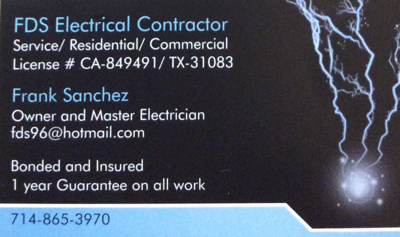 FDS Electrical Contractor Logo