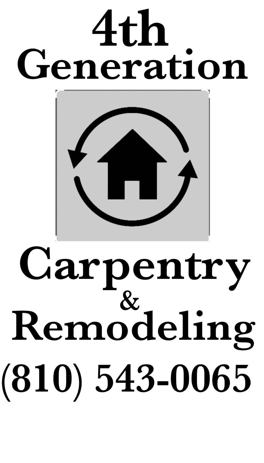 4th Generation Carpentry Logo