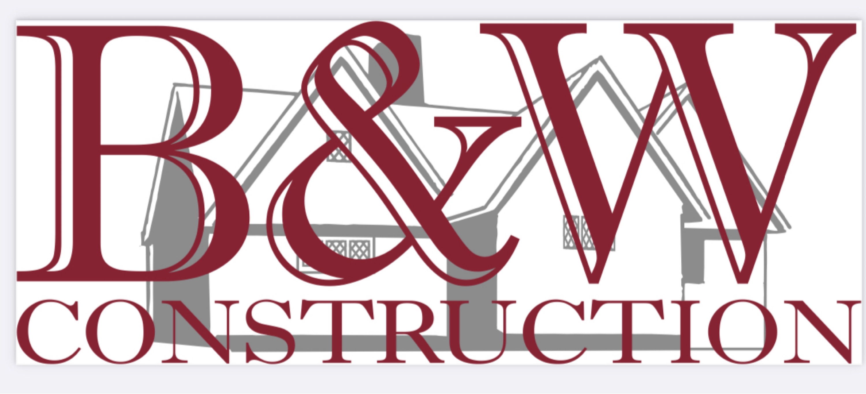 B & W Construction Logo