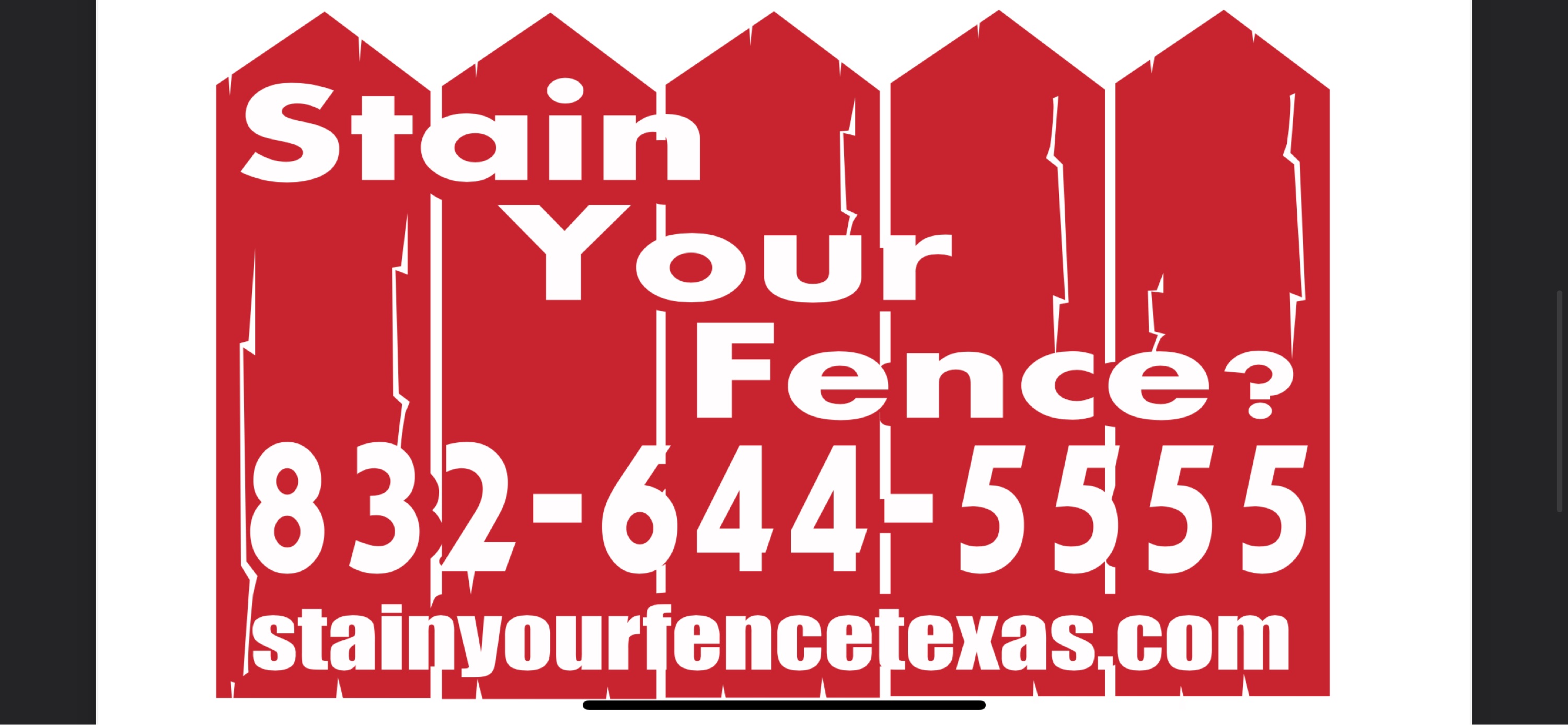 Stain Your Fence Logo