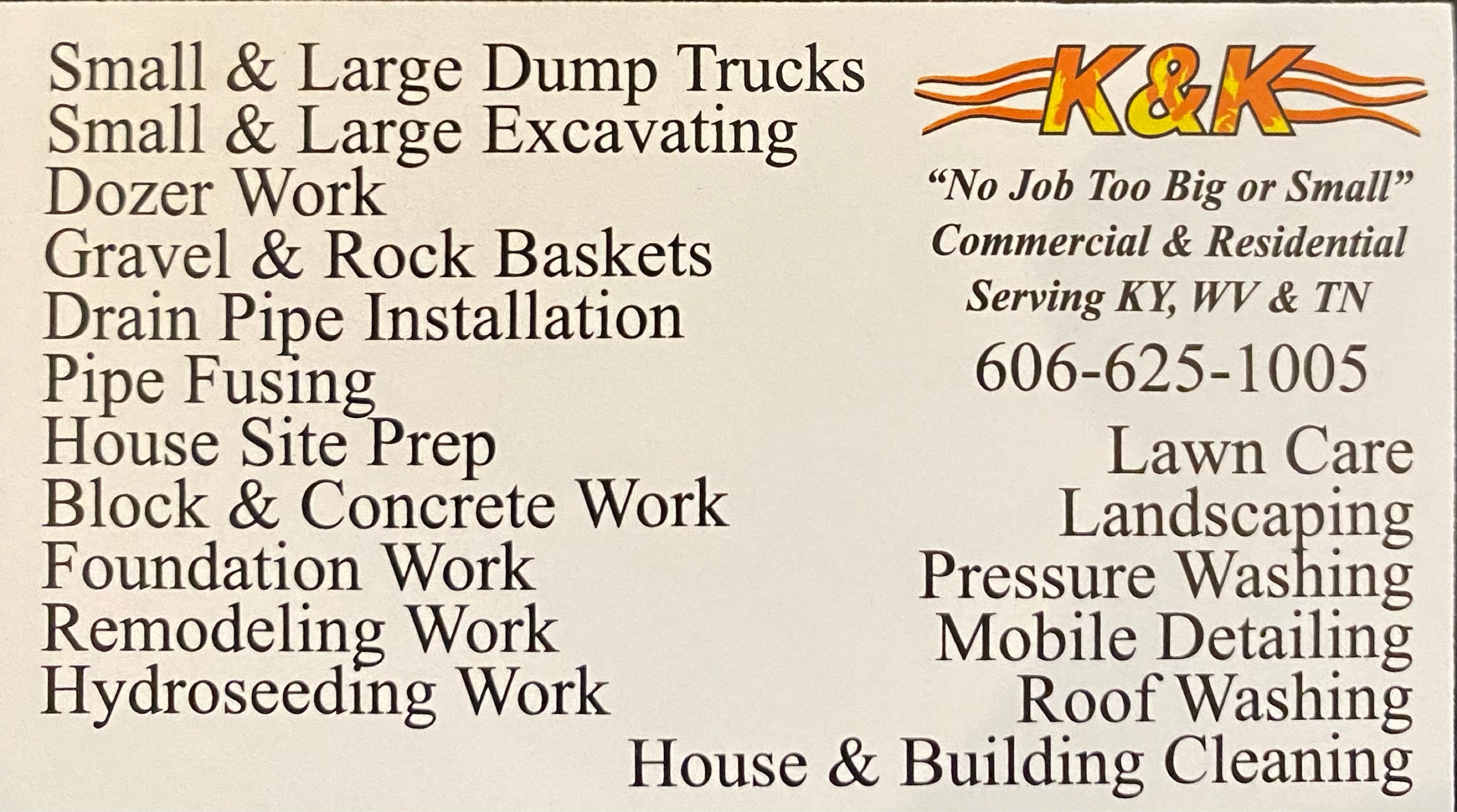 K&K STEAM Cleaning and Contracting Logo