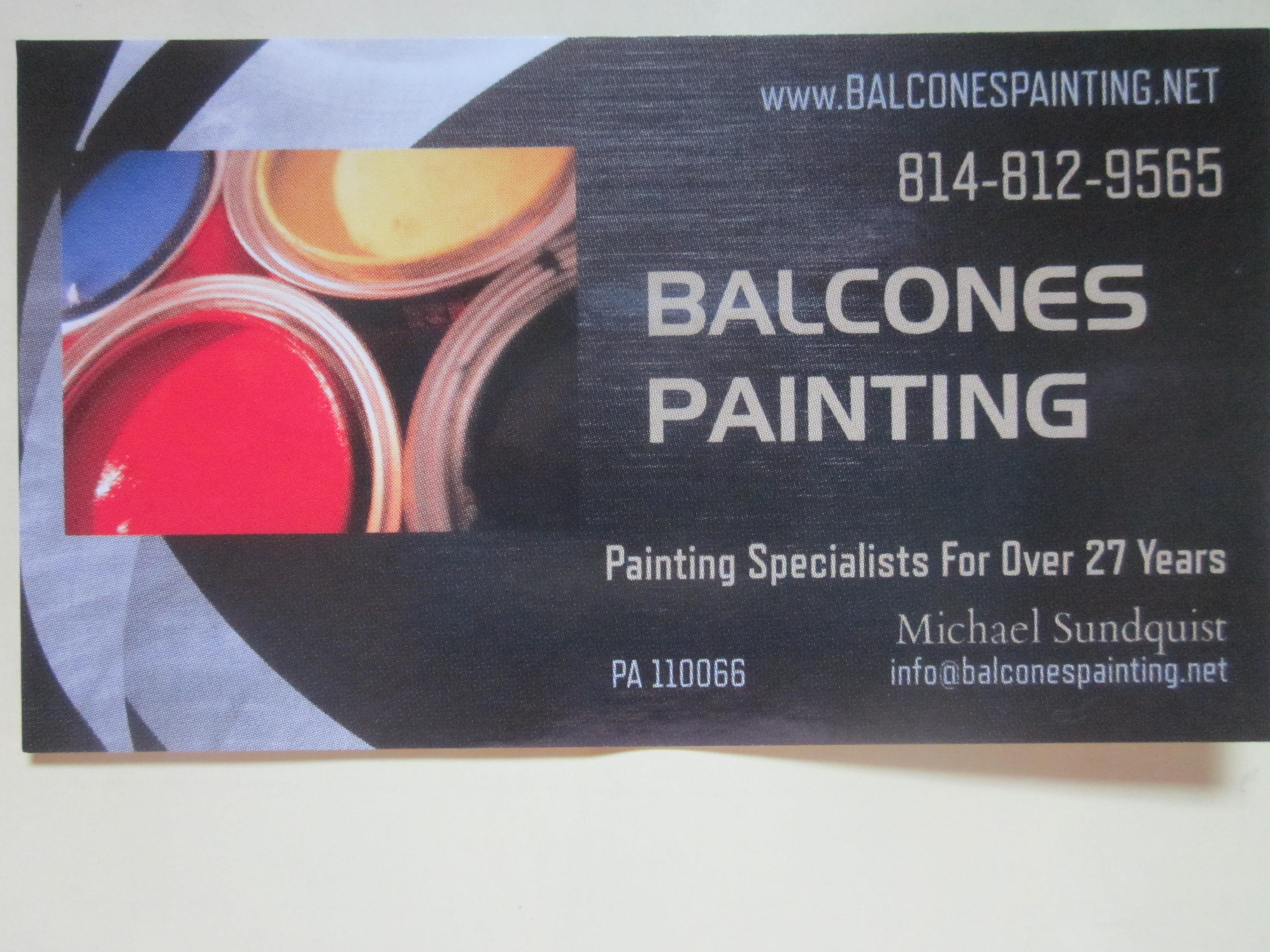 Balcones Painting Logo
