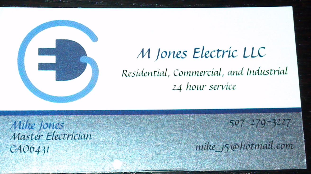M. Jones Electric, LLC Logo