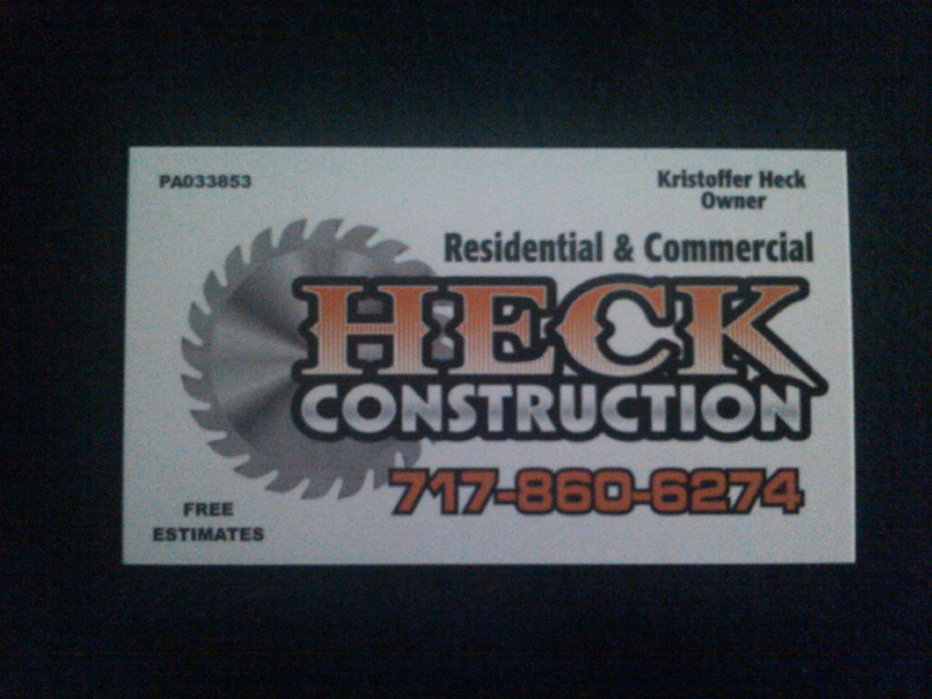 Heck Construction Logo