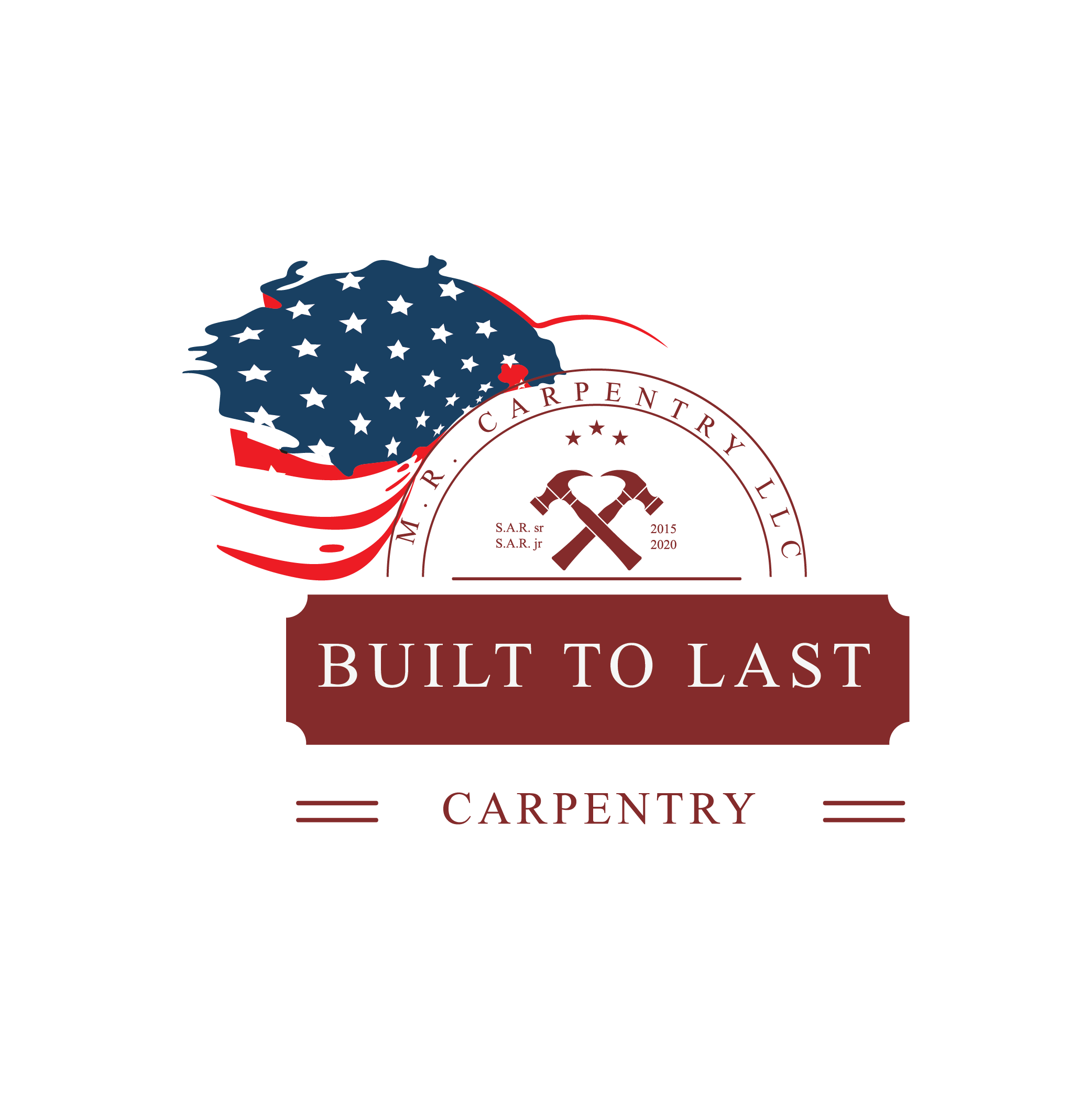 M R Carpentry Logo