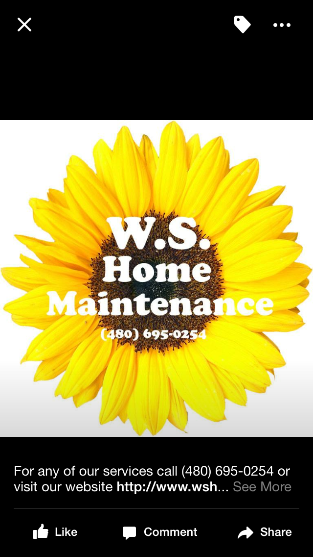 W.S. Home Maintenance Logo