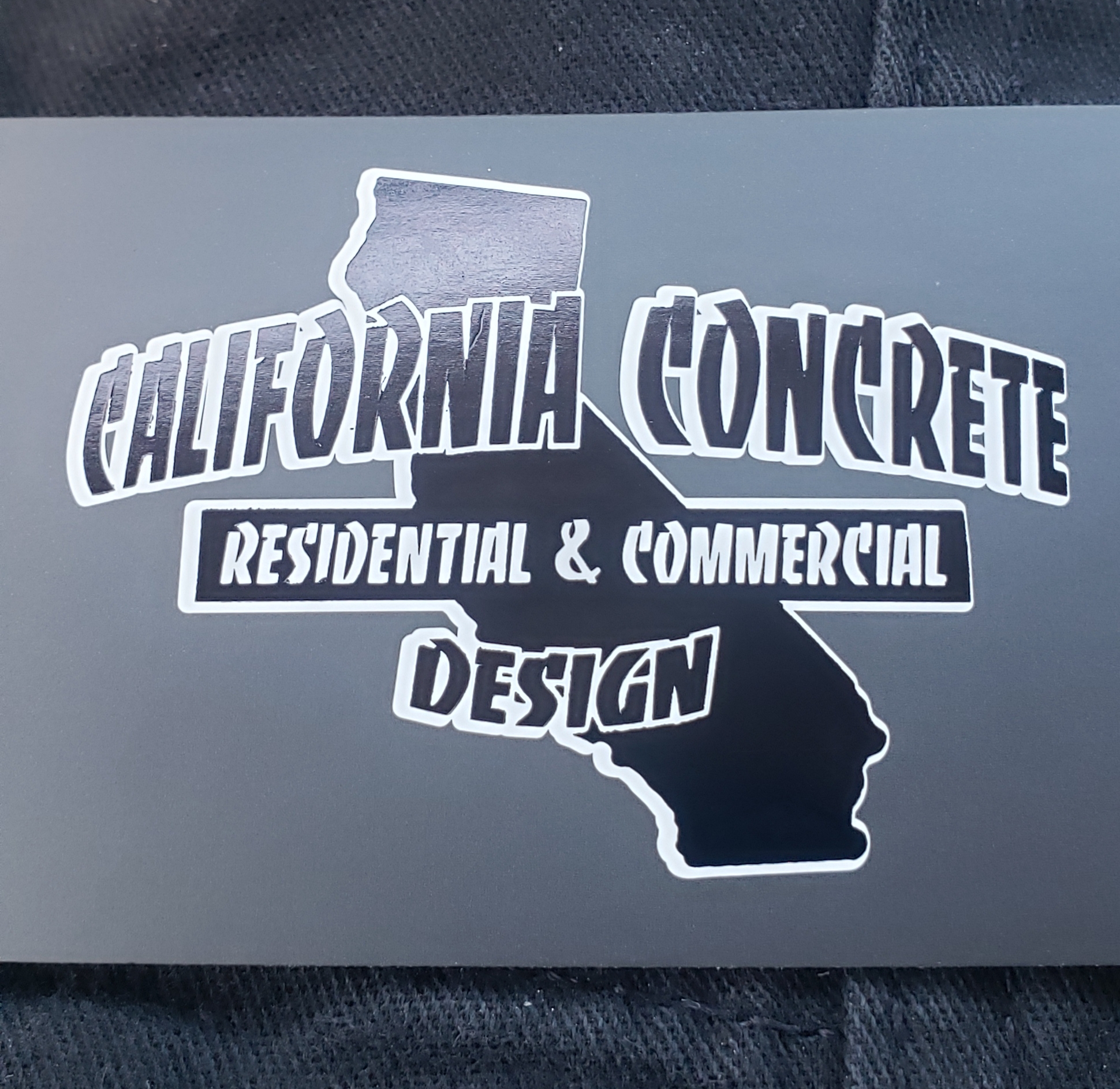 California Concrete Design Logo