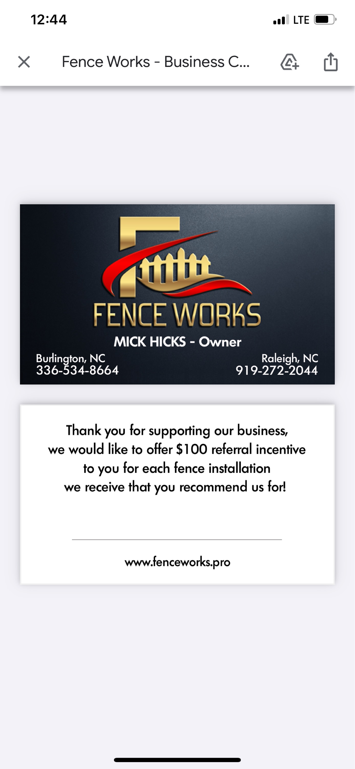 Fence Works Logo