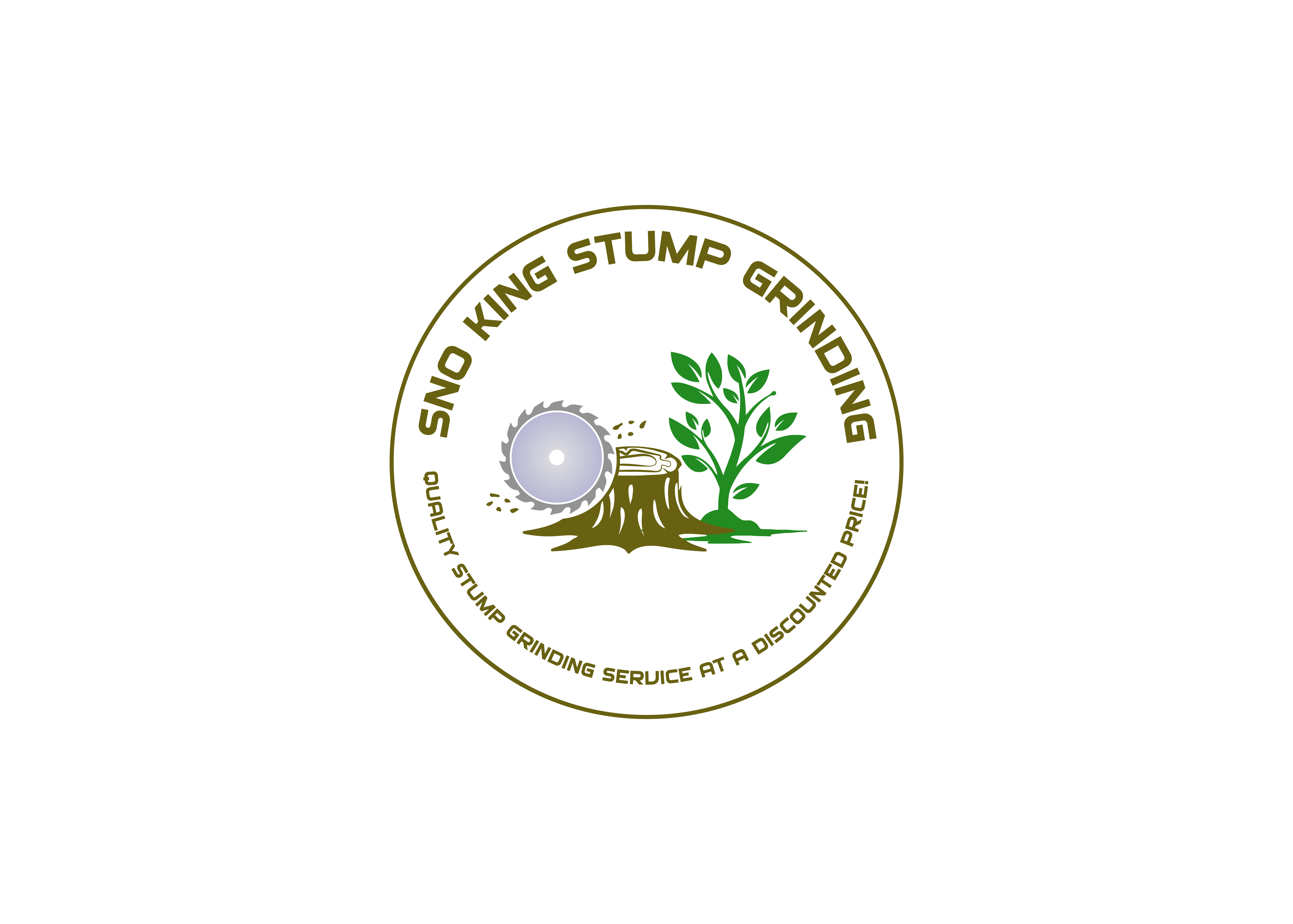 Sno-King Stump Grinding Logo
