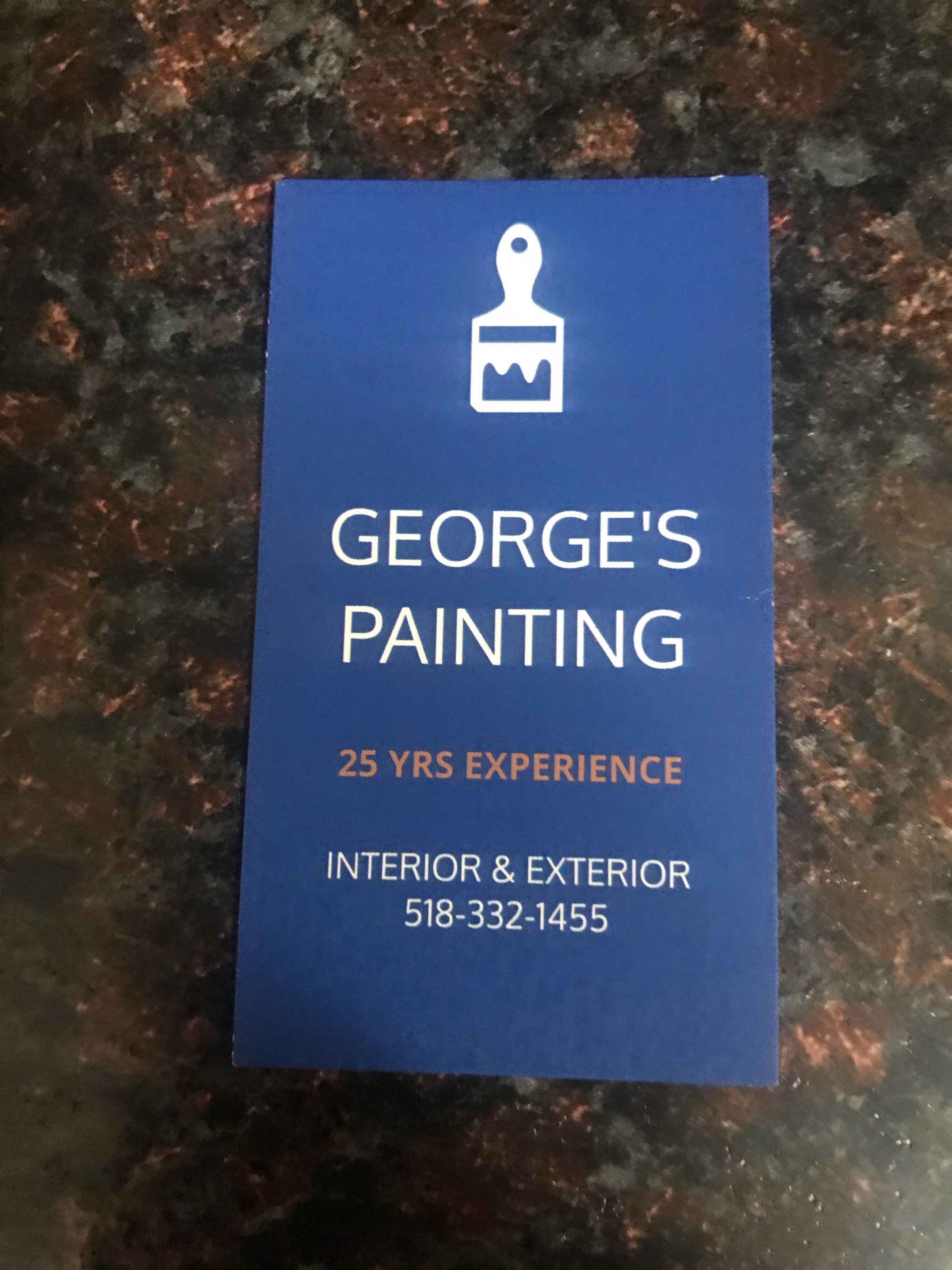 George's Painting Logo