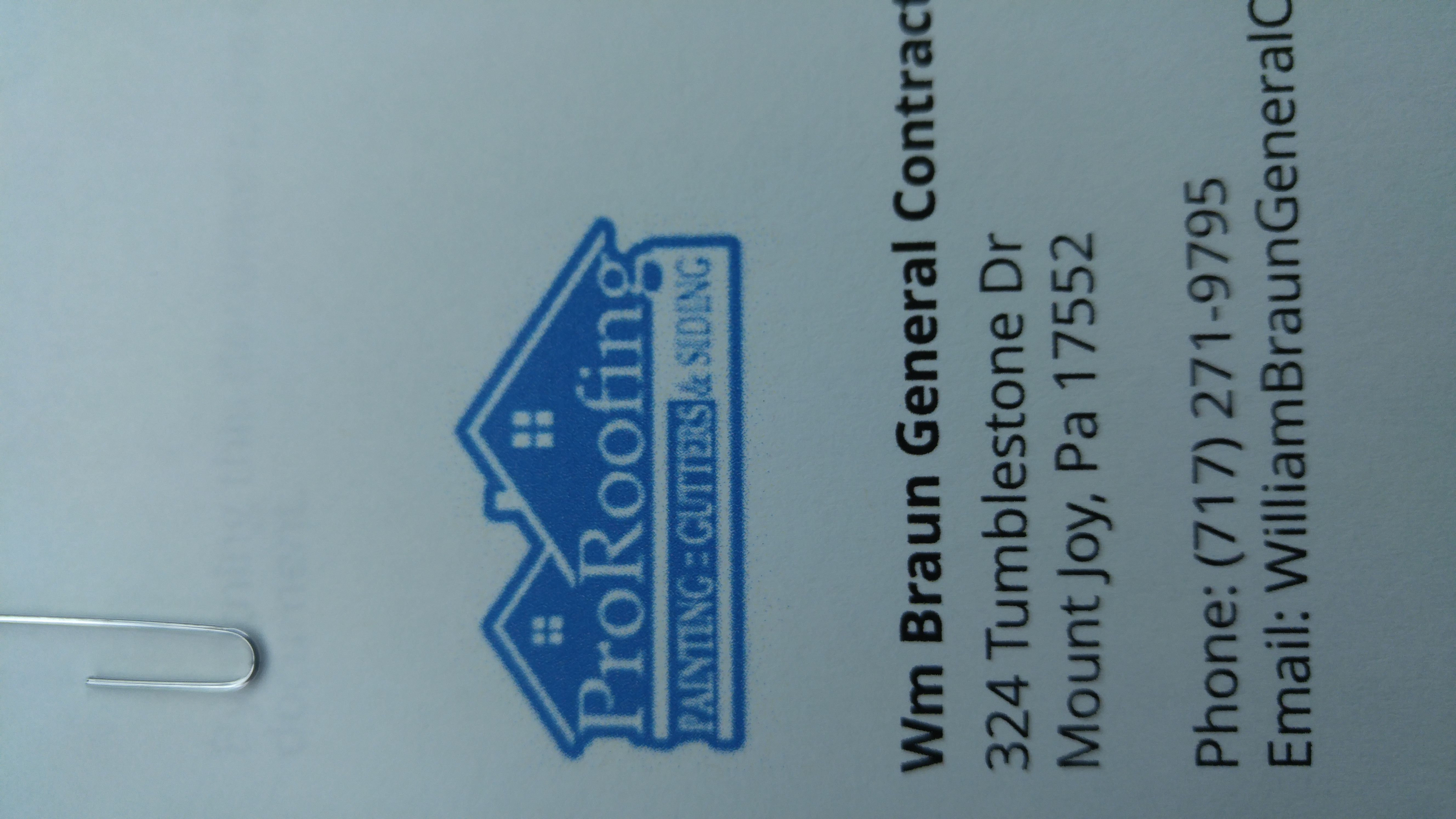 Wm Braun General Contracting Logo
