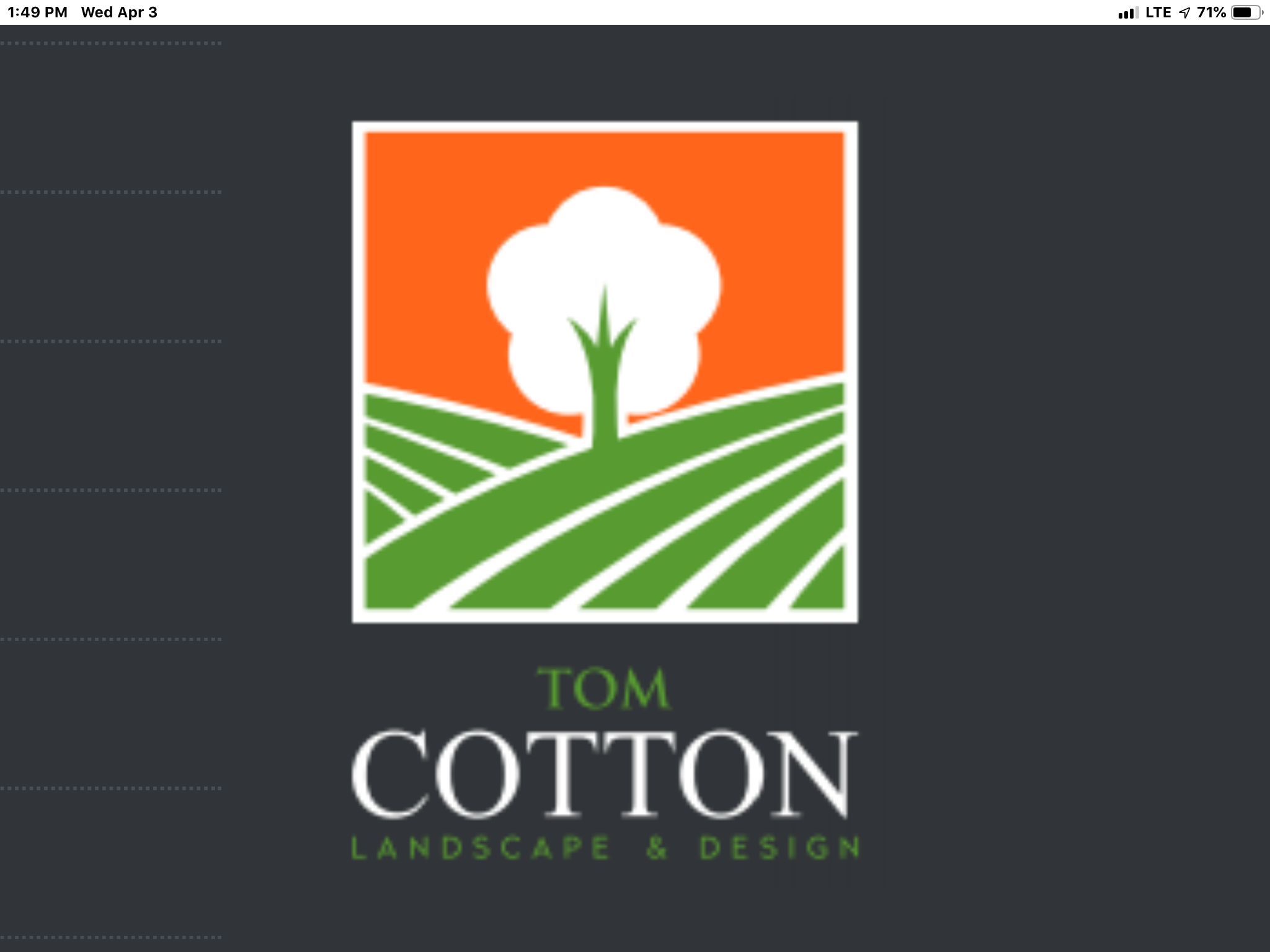 Tom Cotton Landscape, Inc. Logo