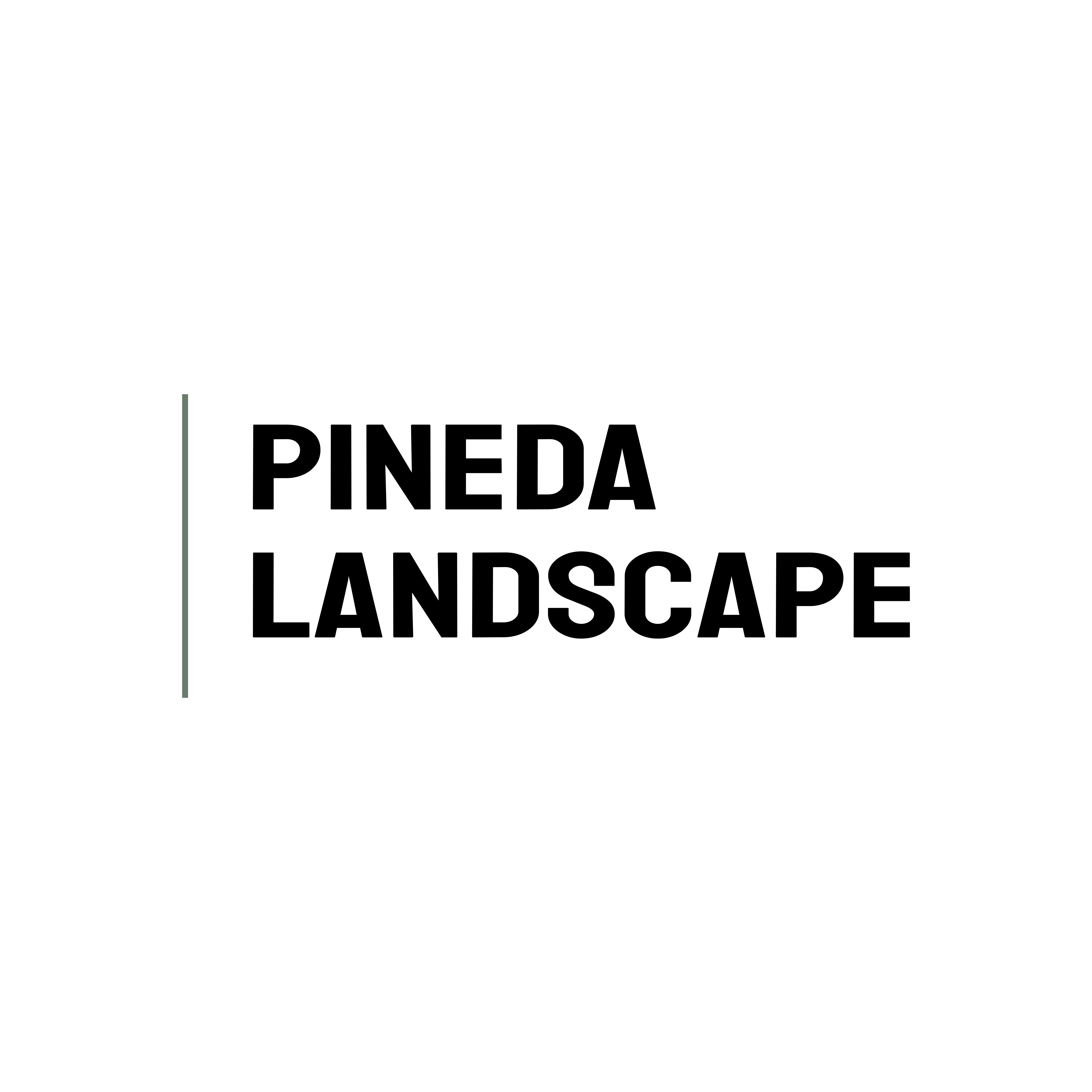Pineda Landscape Logo