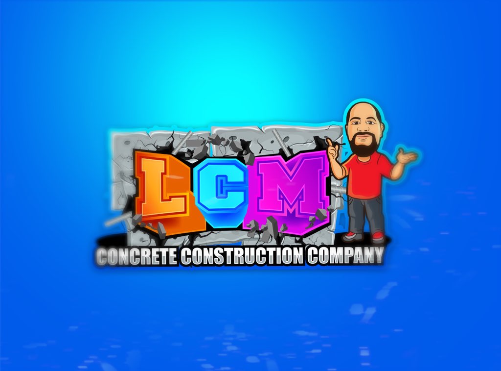 LCM Concrete Construction Company Logo