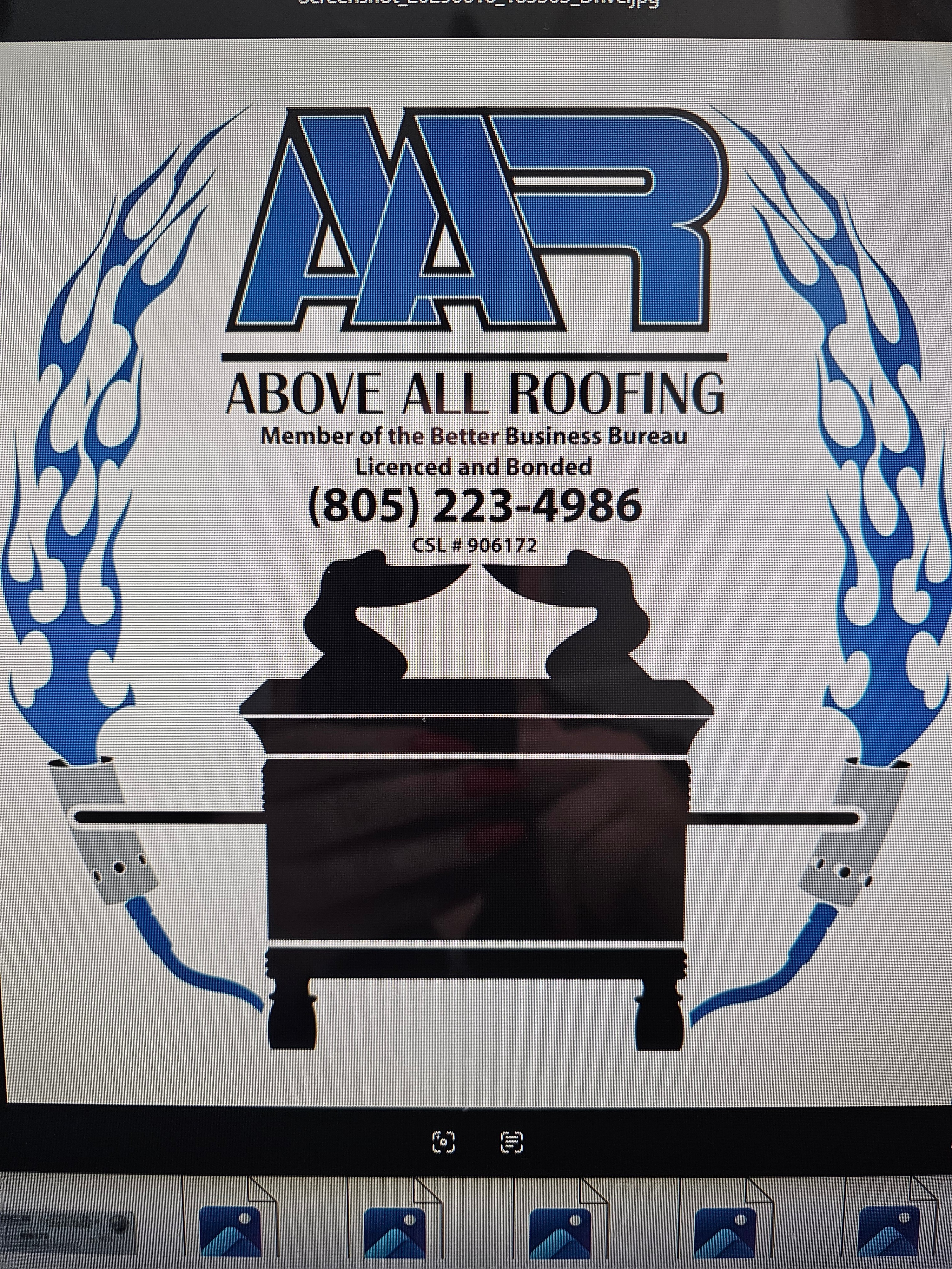 Above All Roofing Logo