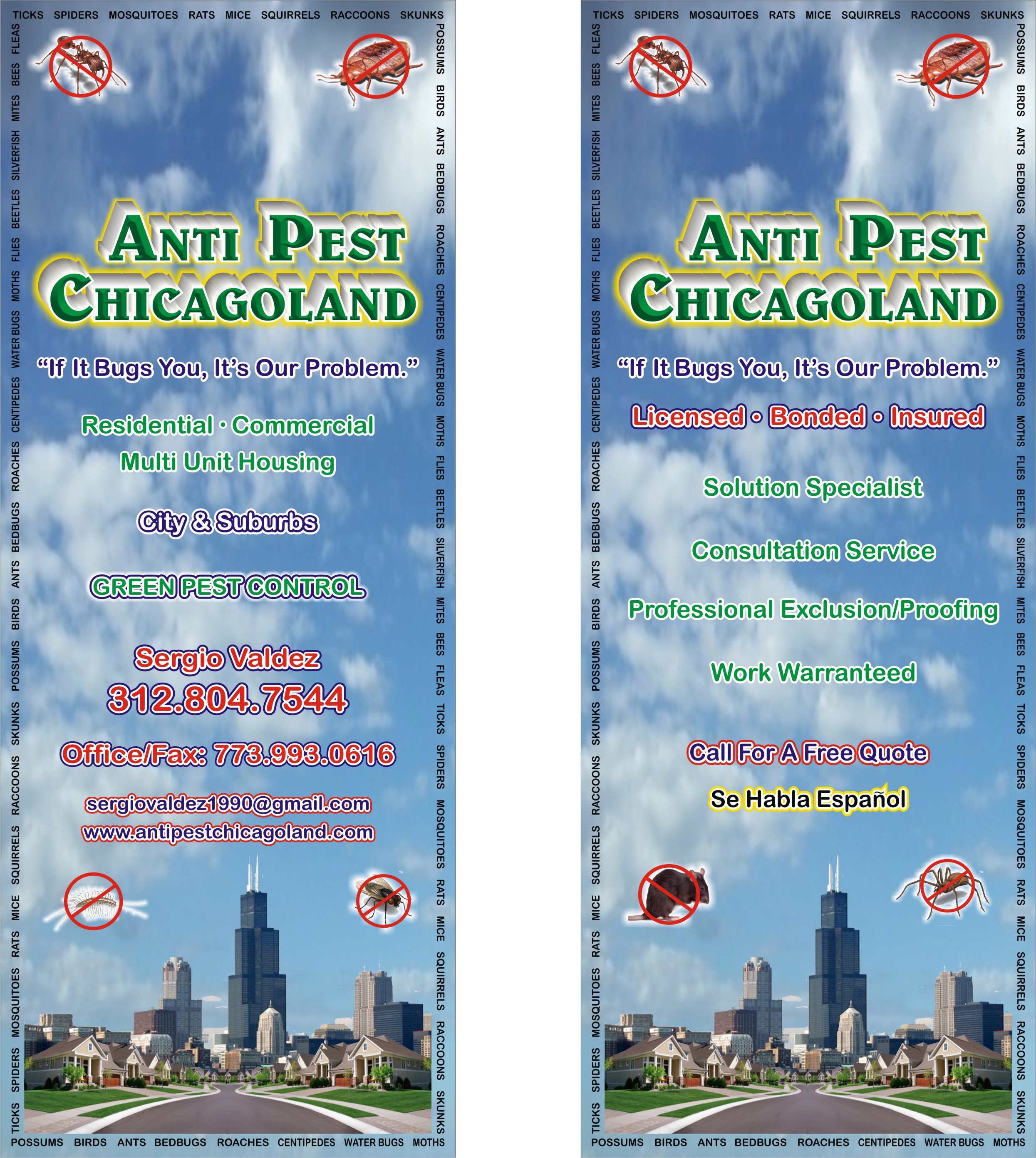 Anti Pest Chicagoland, LLC Logo