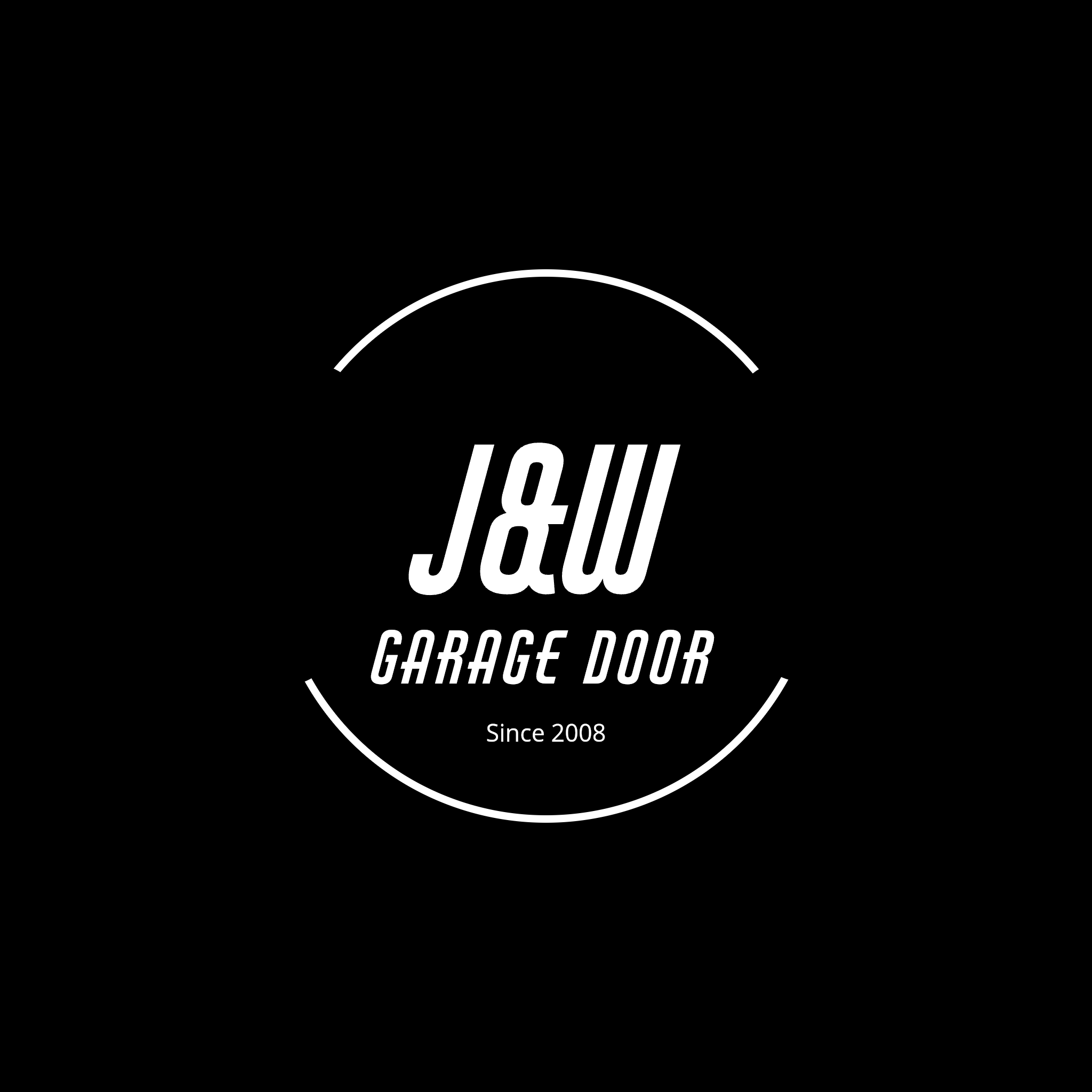 J&W Garage Door Logo
