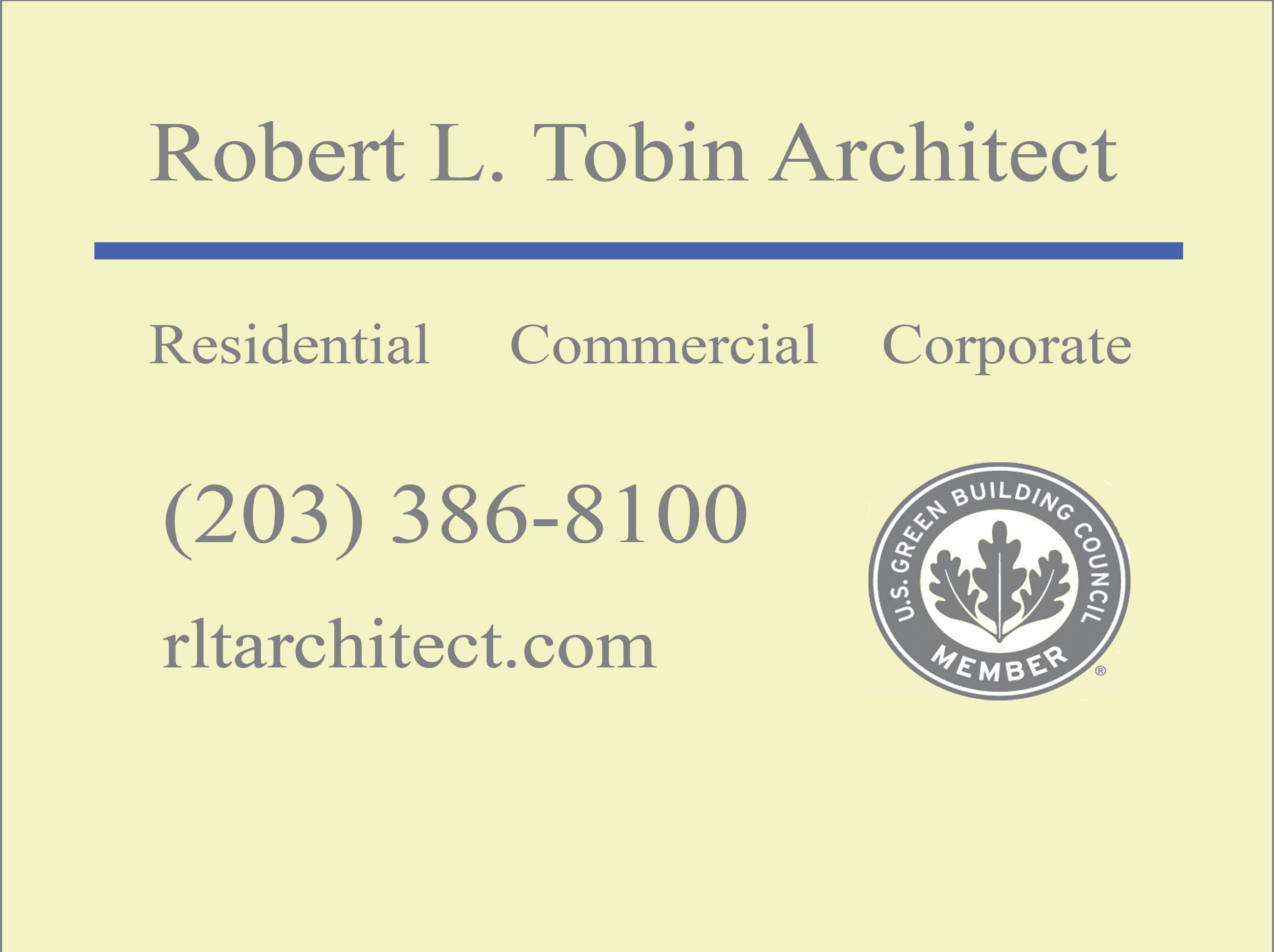 Robert L. Tobin Architect Logo