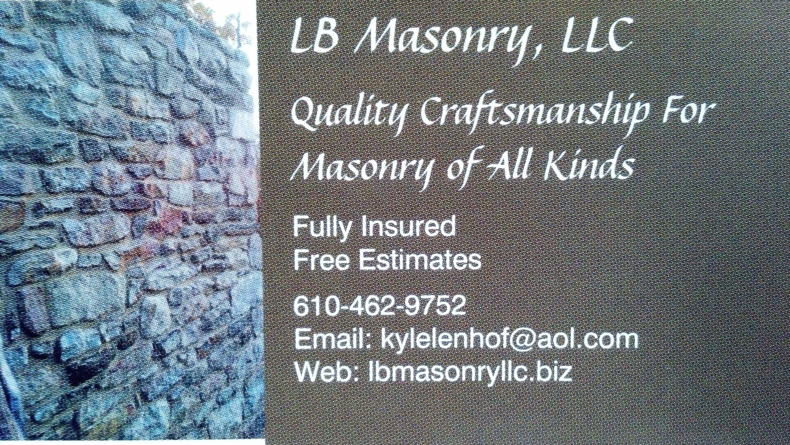 LB Masonry, LLC Logo