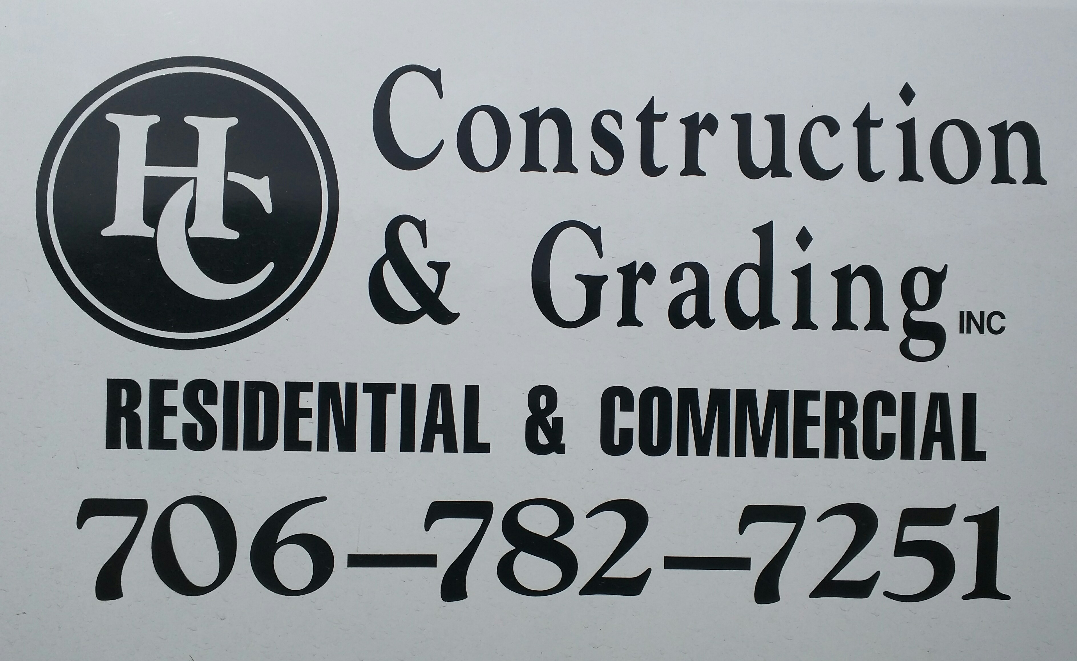 HC Construction & Grading Logo
