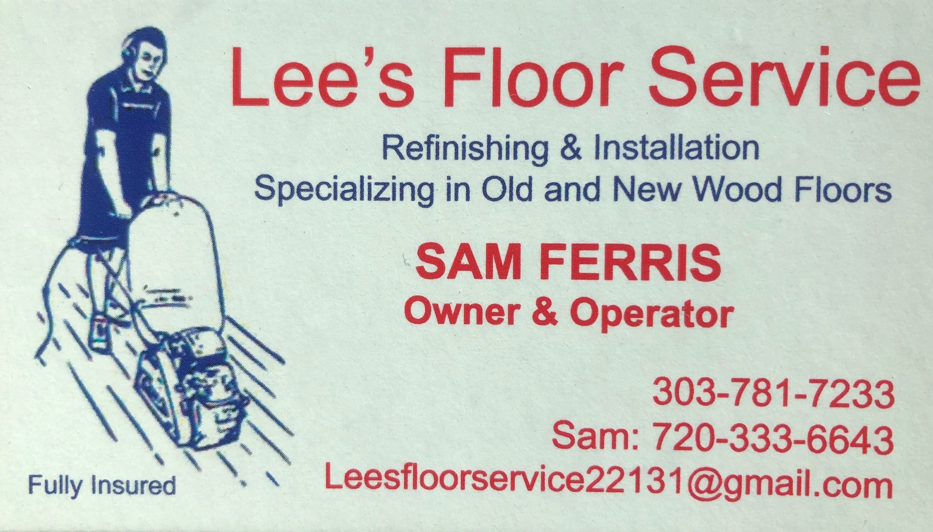 Lee's Floor Service Logo