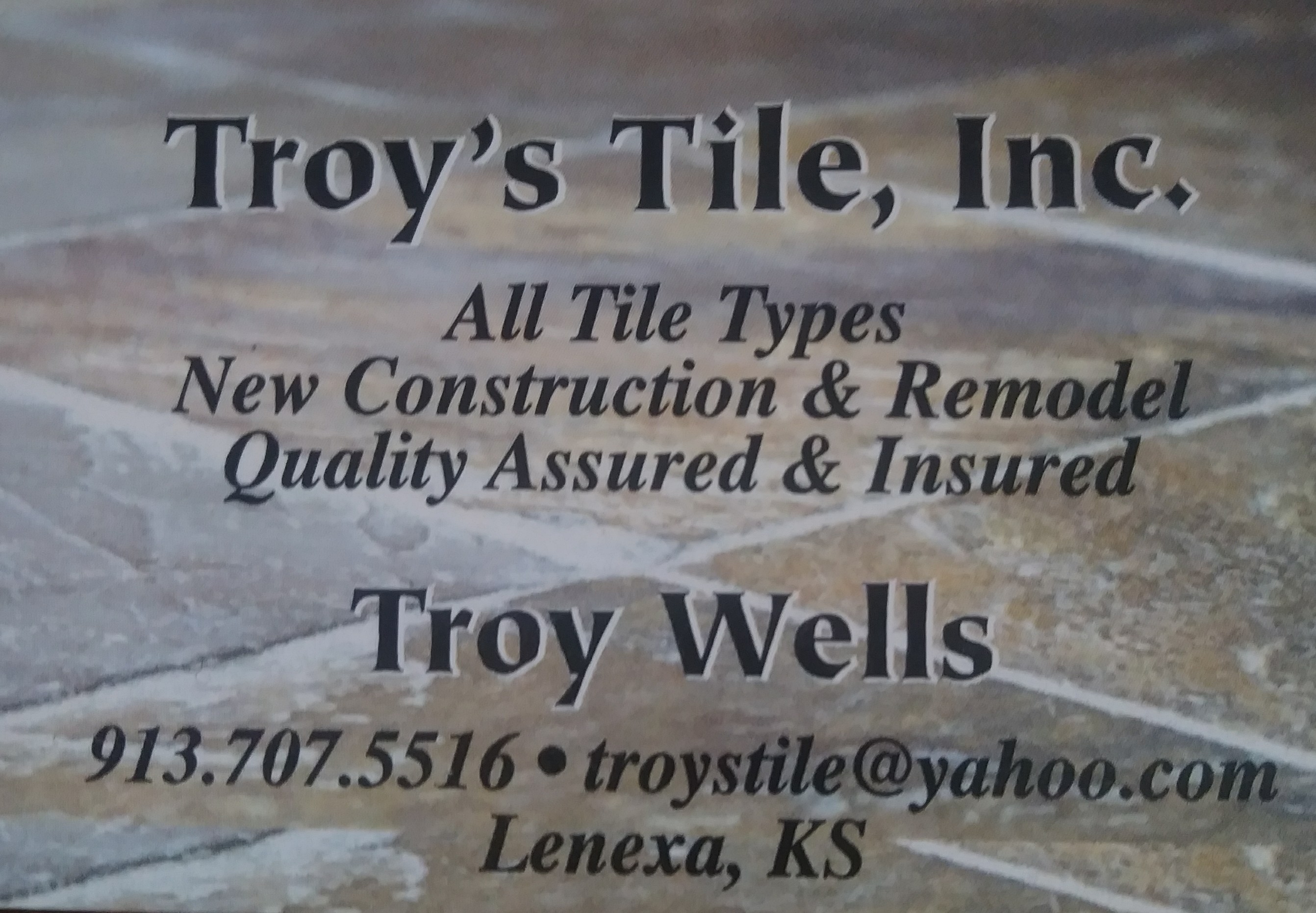 Troy's Tile Logo