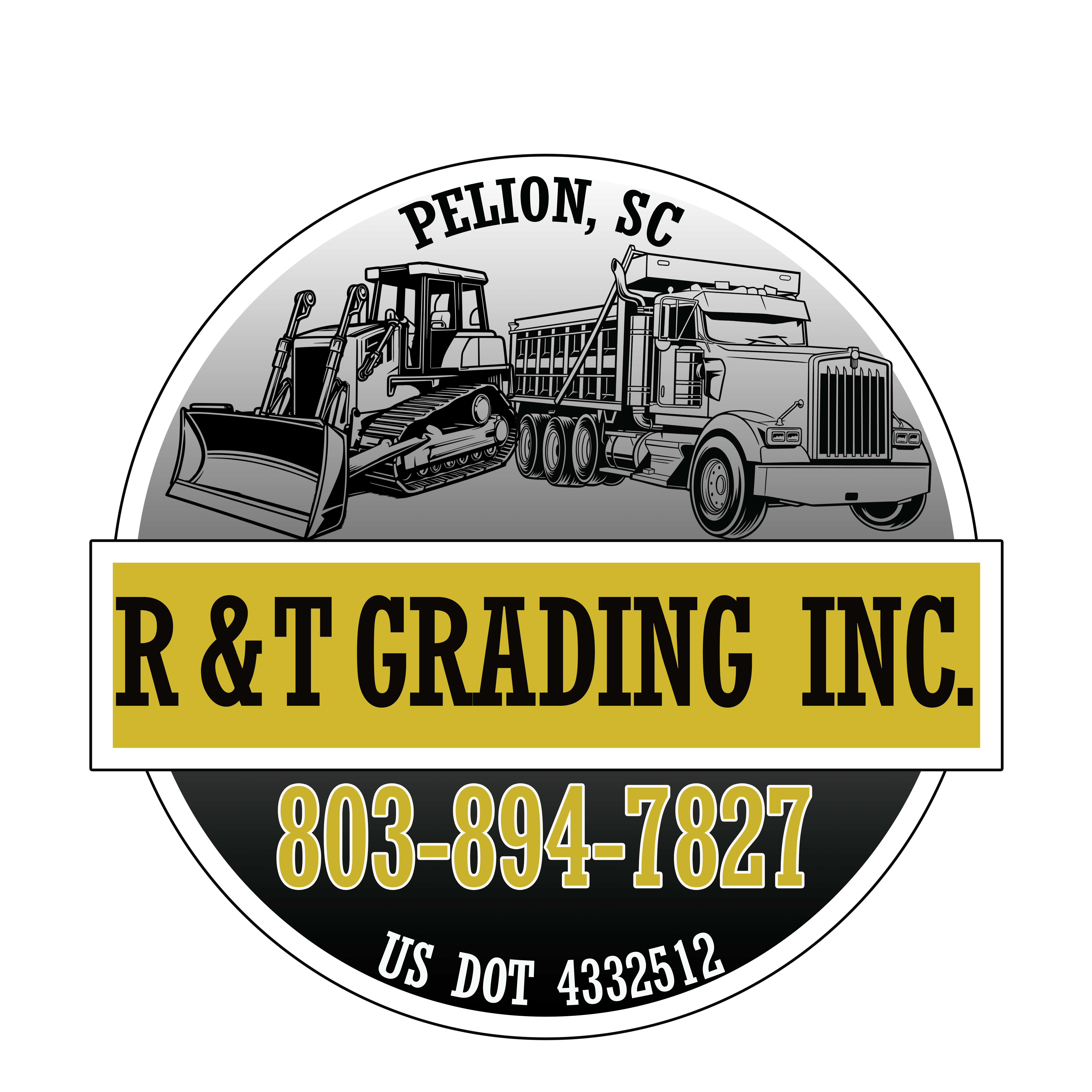 R & T GRADING Logo