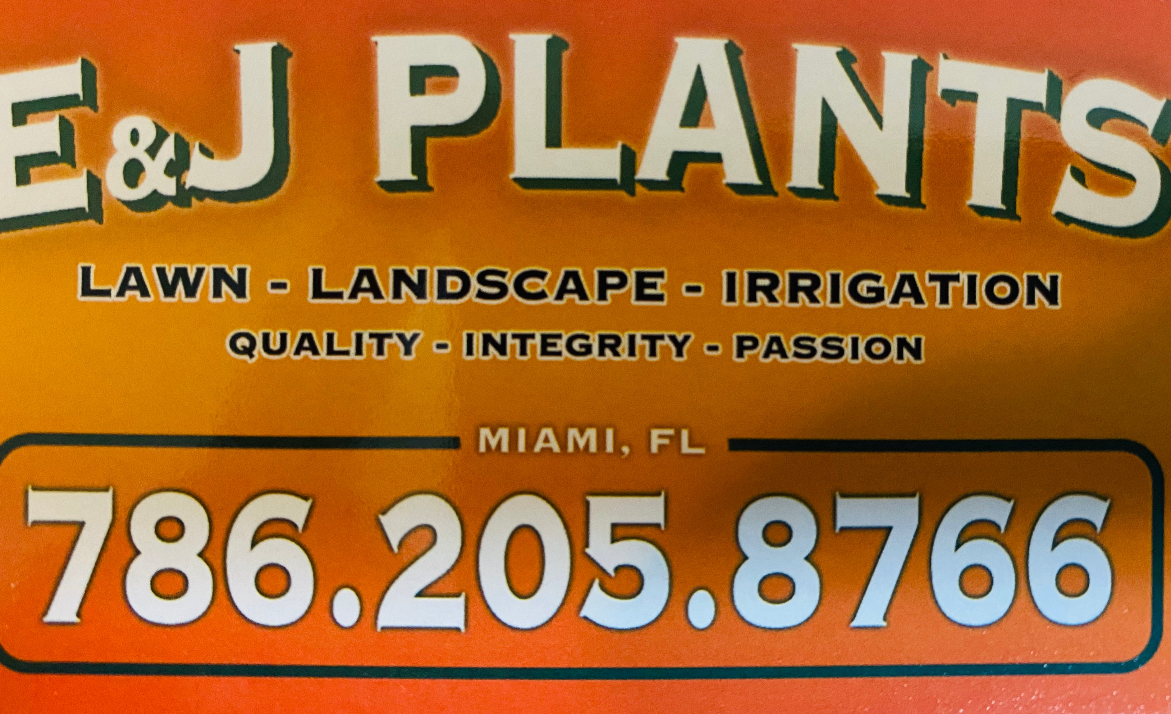 E&J Plants Logo