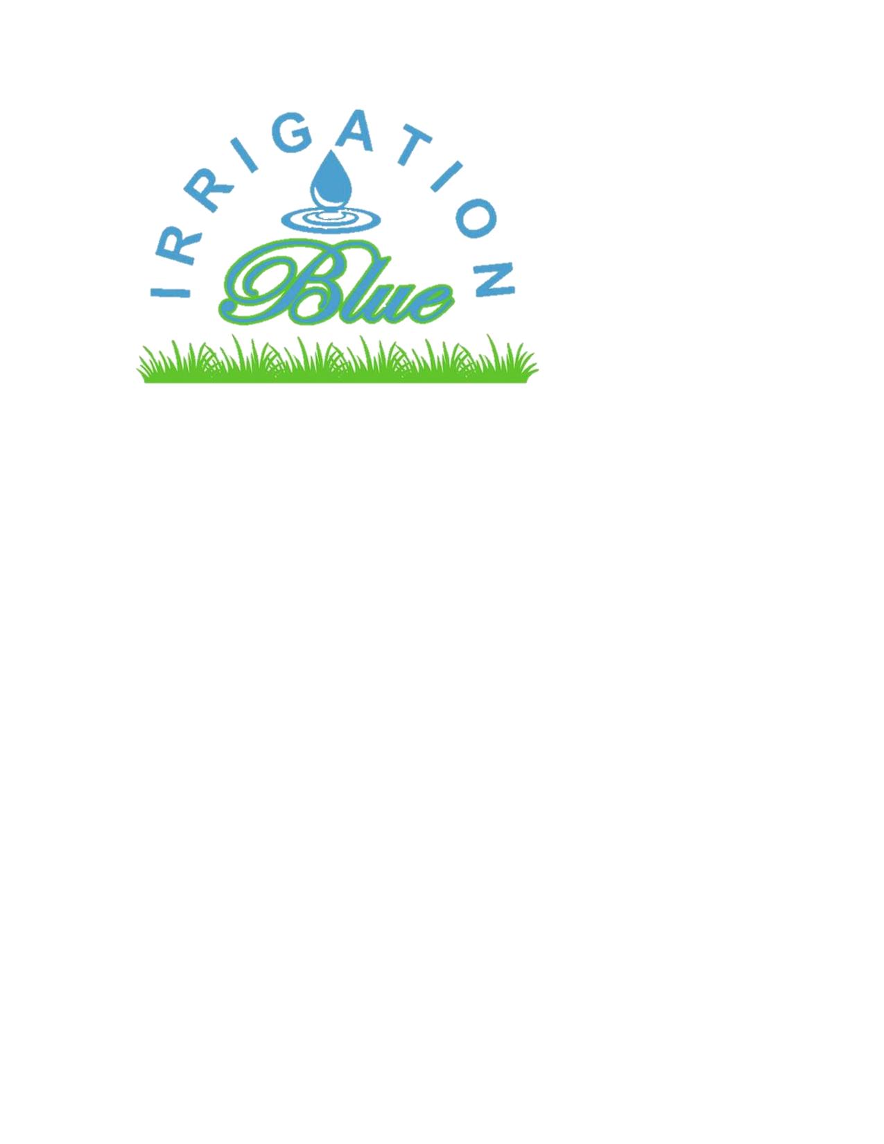 Blue Irrigation Scapes Logo