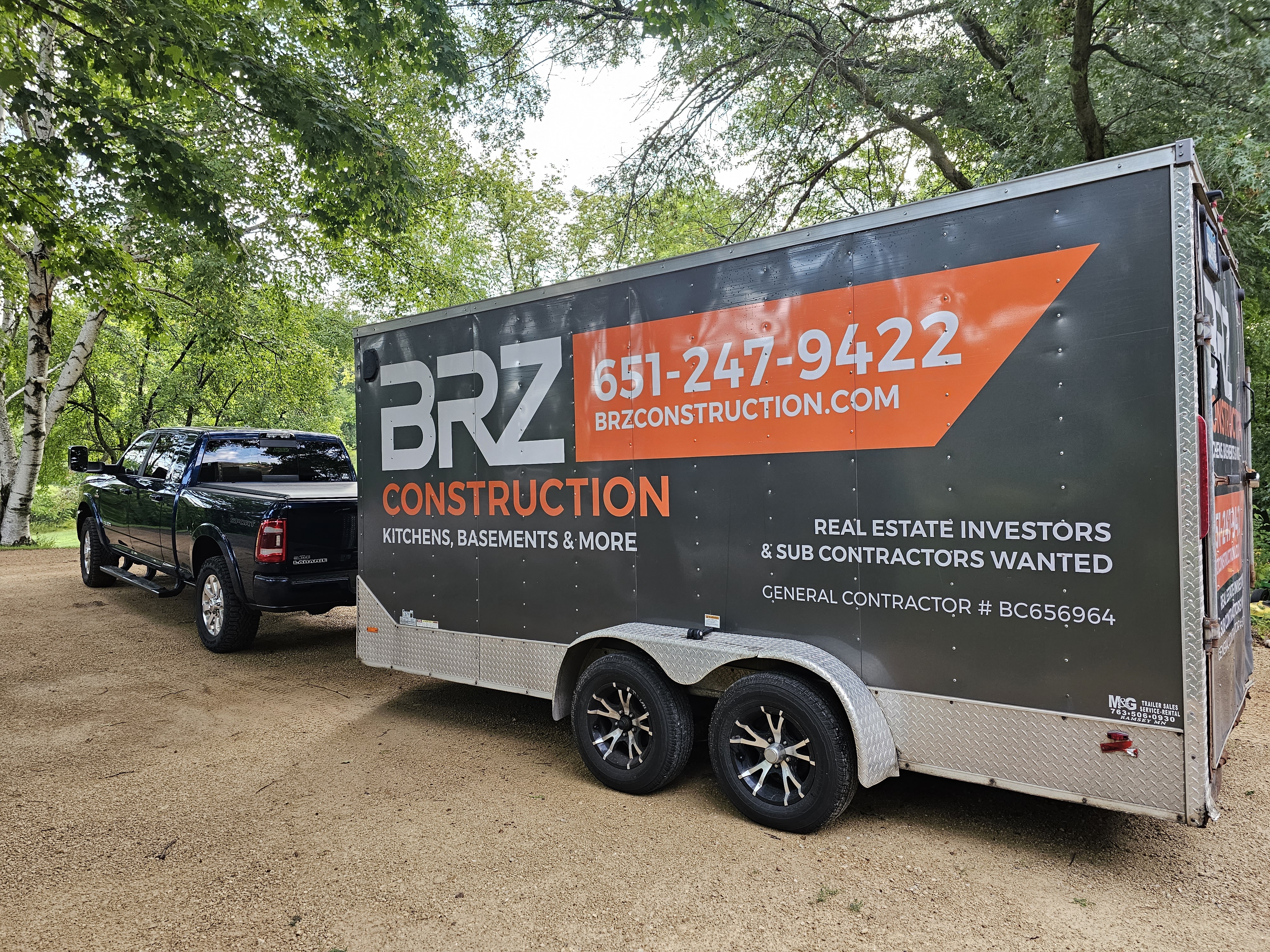 BRZ Construction, Inc. Logo