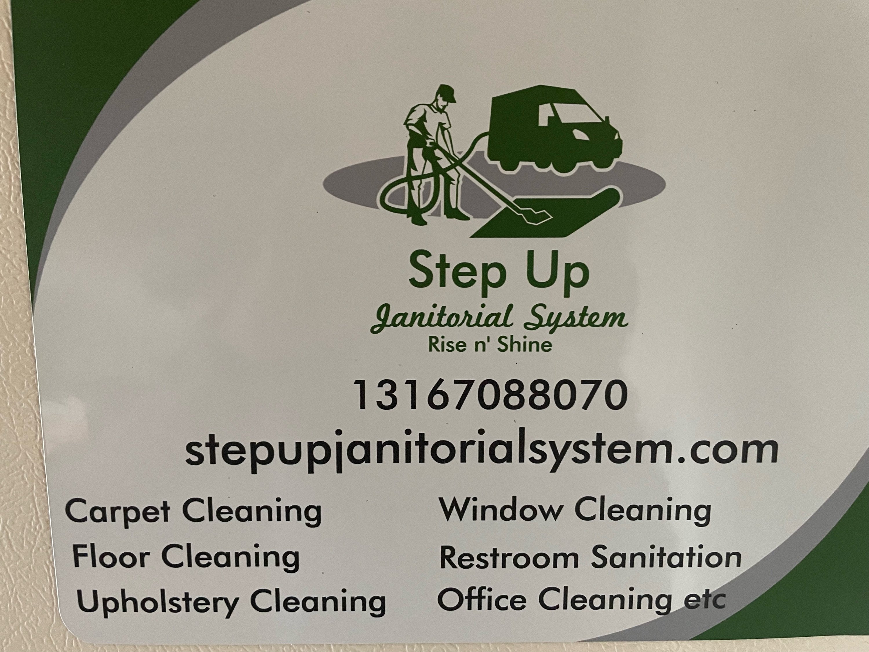 Step Up Janitorial System Logo