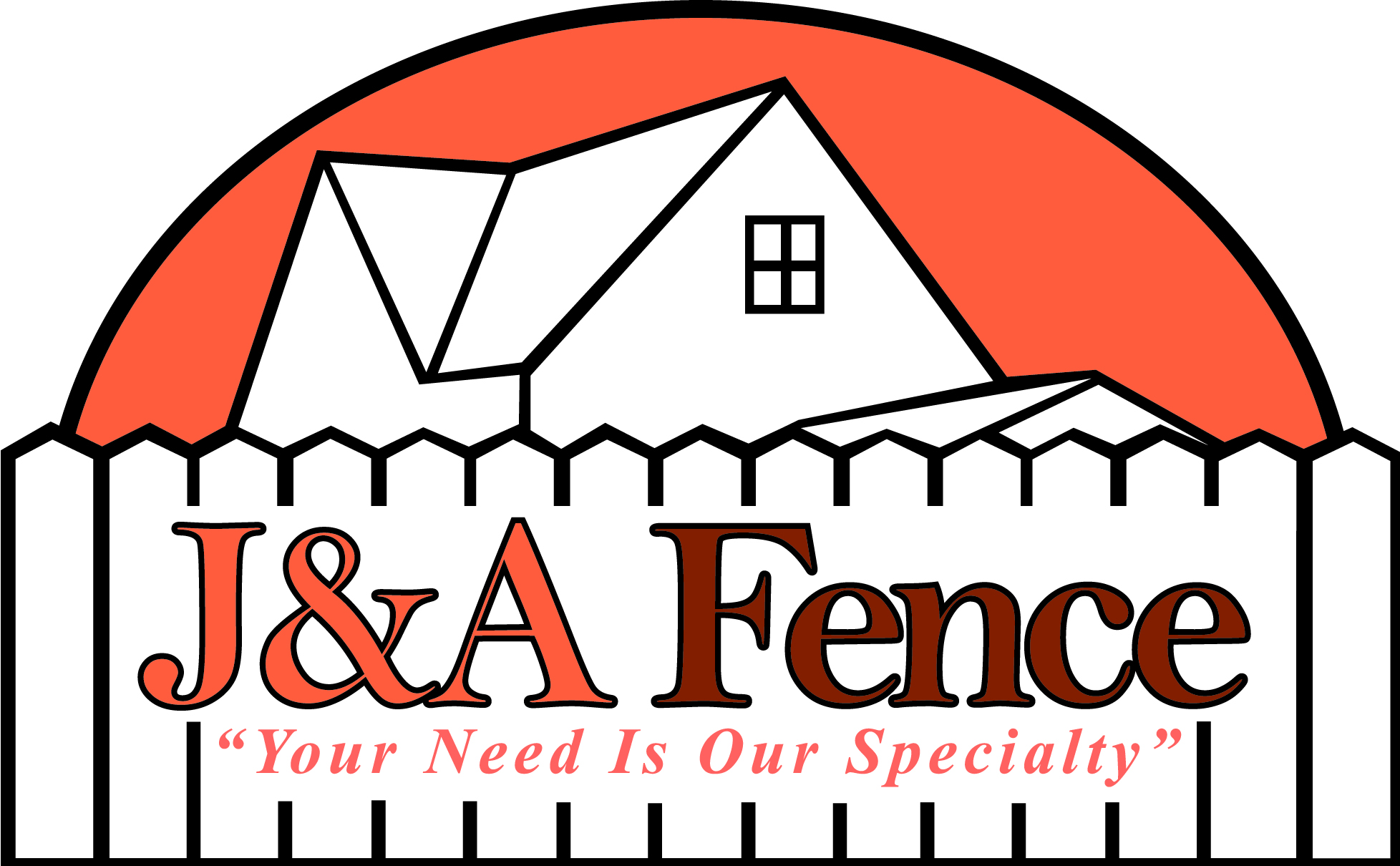 J & A Fence, LLC Logo