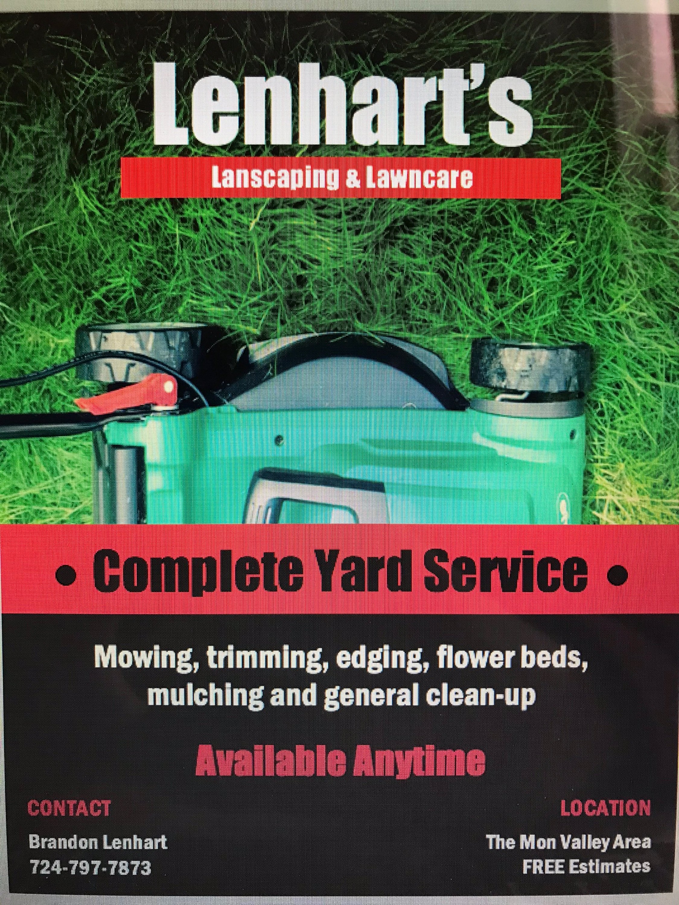 Lenhart's Landscaping and Lawn Care LLC Logo