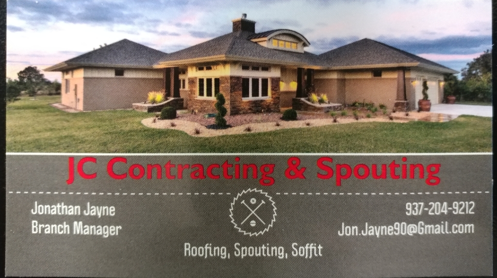 JC Contracting & Spouting Logo