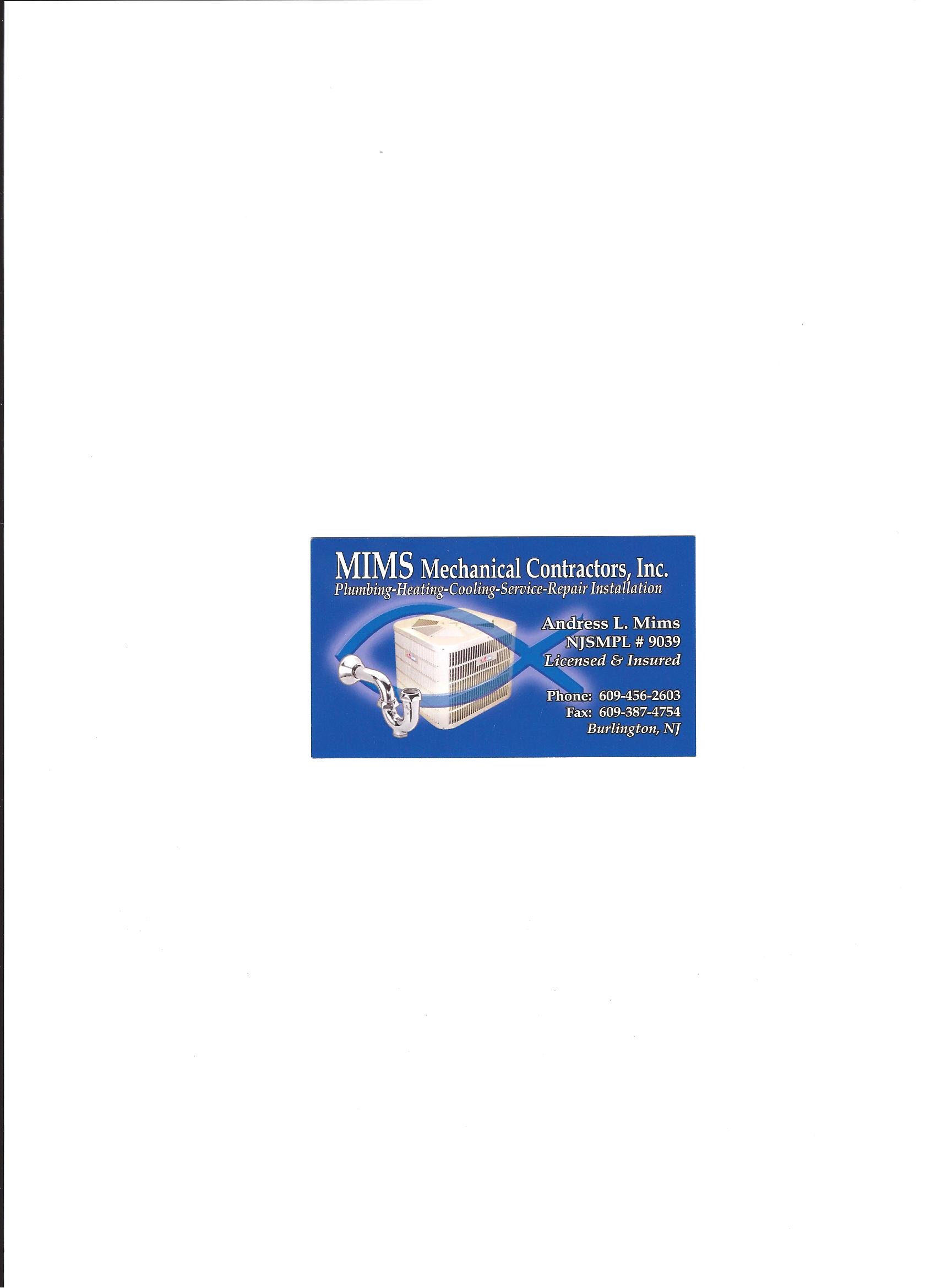 Mims Mechanical Contractors, Inc. Logo
