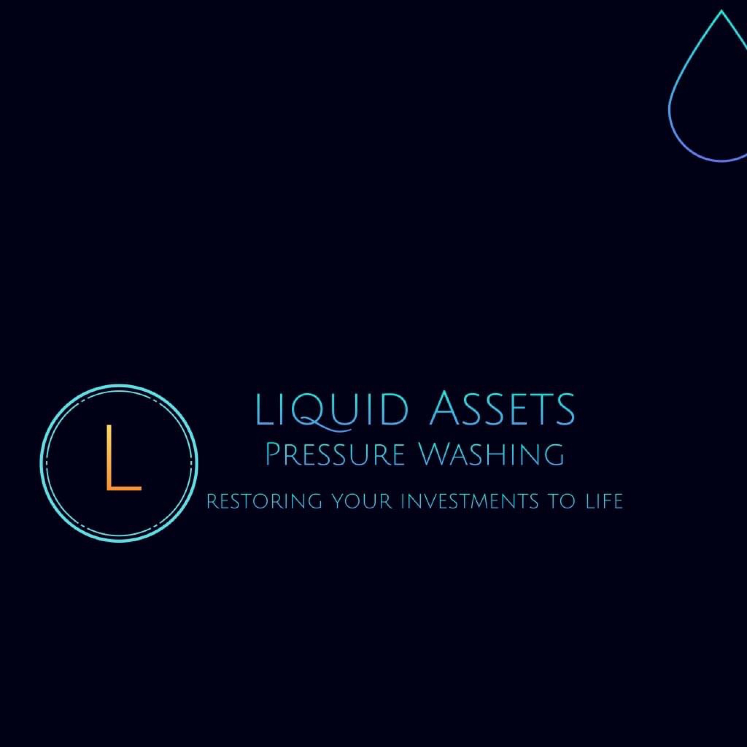 Liquid Assets Pressure Washing Logo