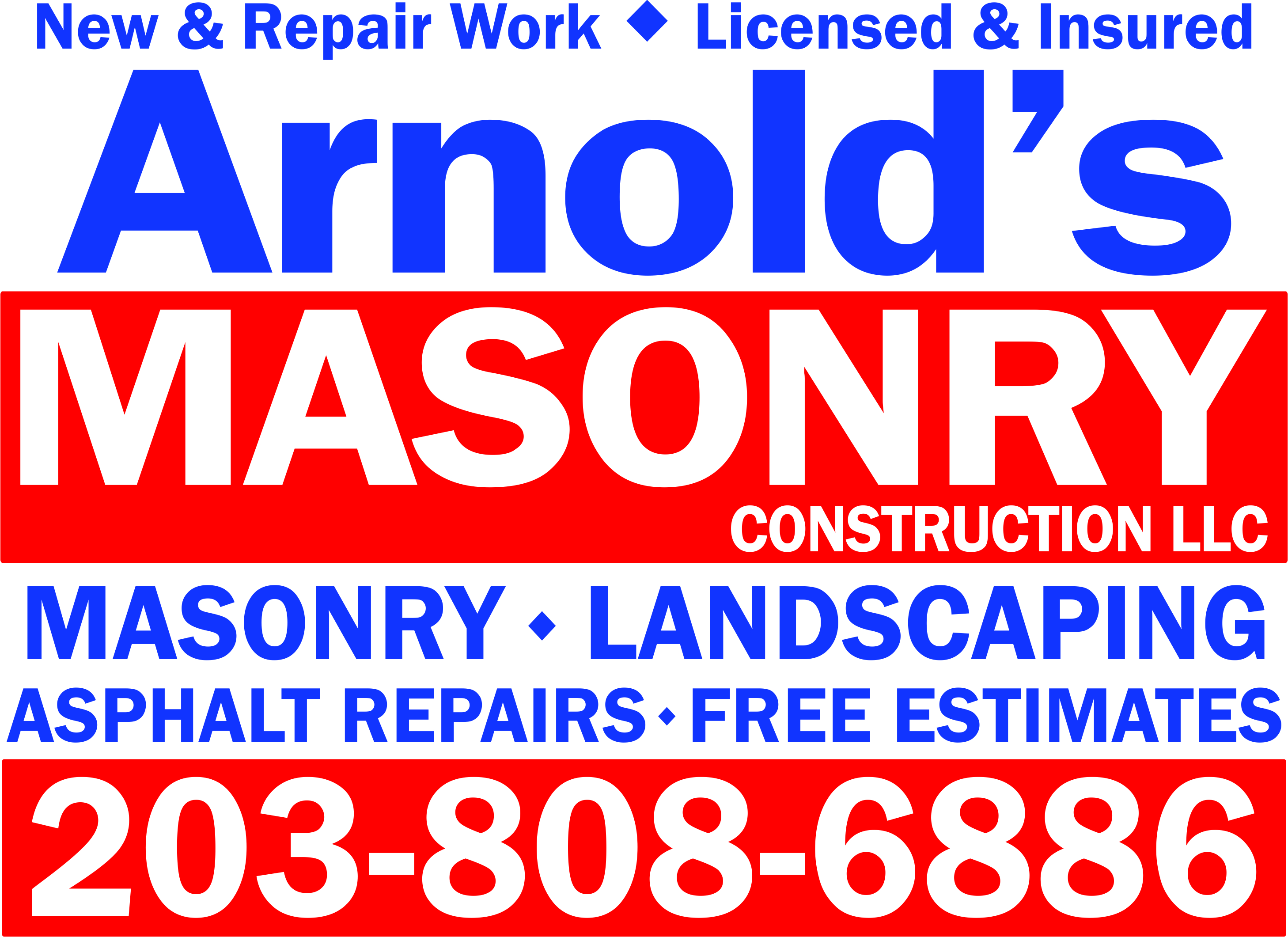 Arnold's Masonry and Construction, LLC Logo