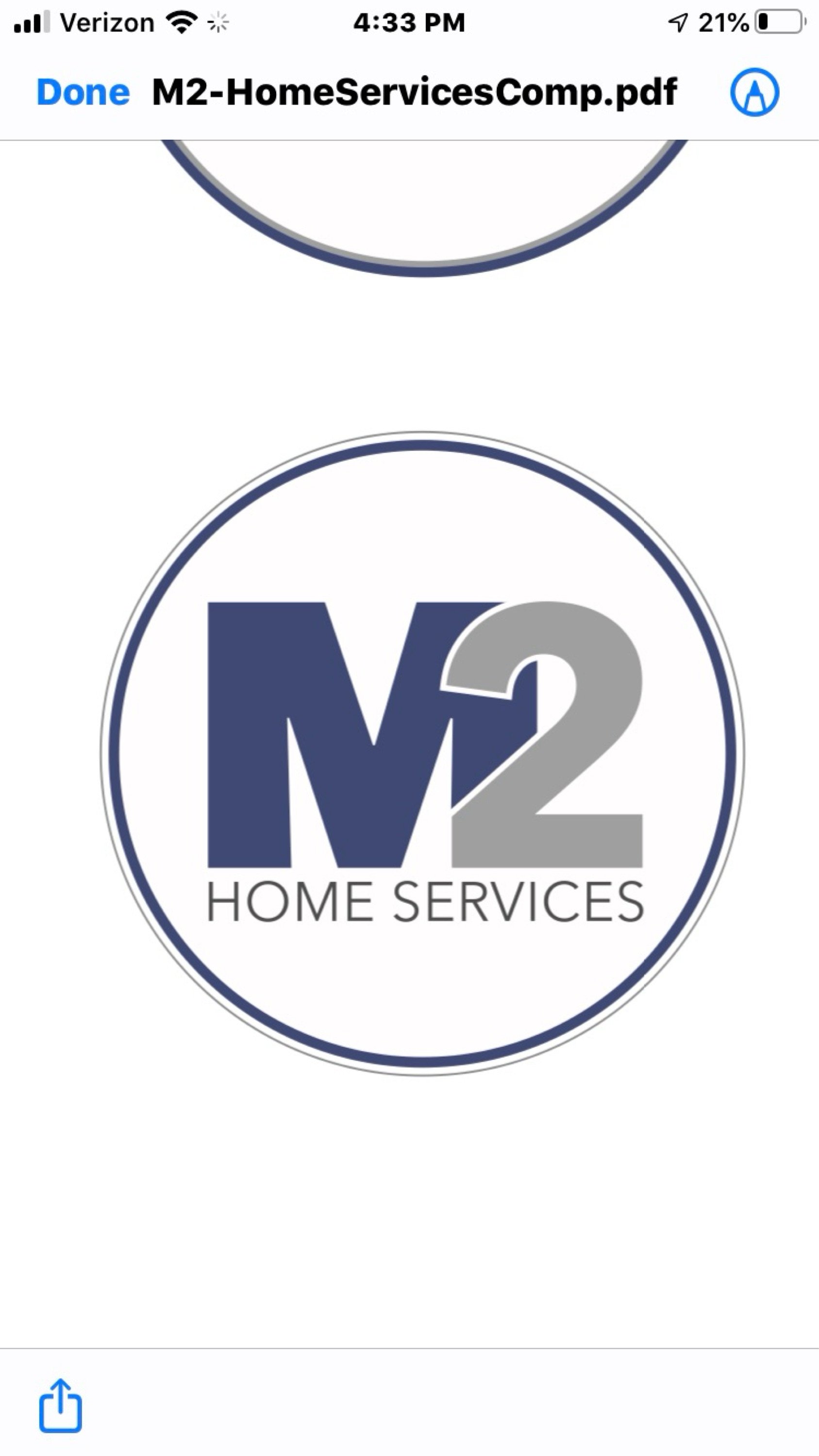 M2 Home Services Logo