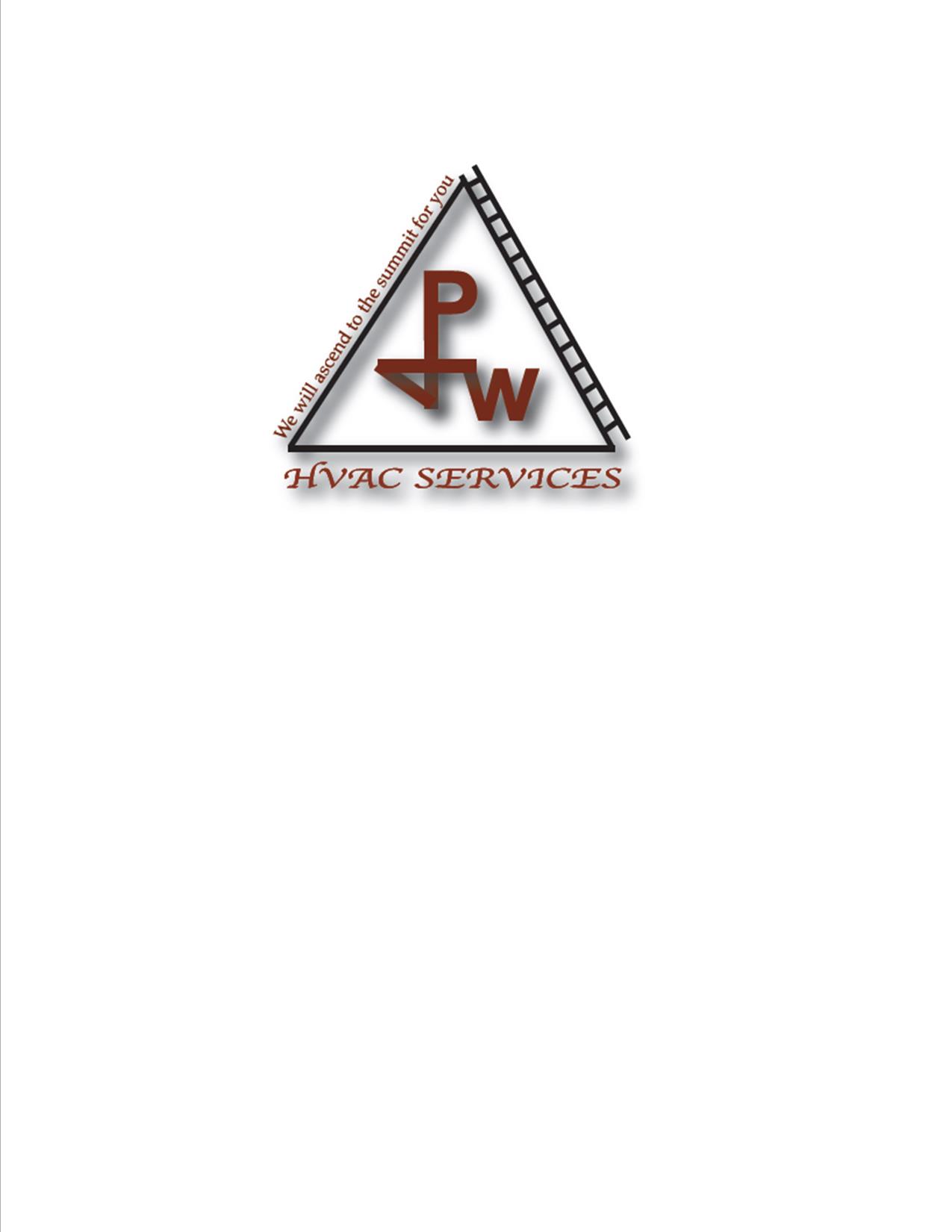 P & W HVAC Services Logo