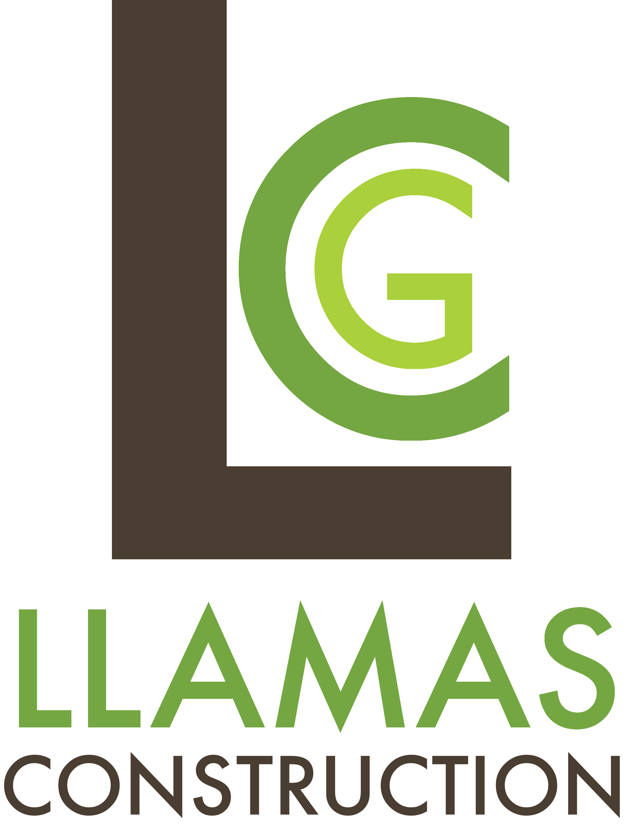 Llamas Construction Group Logo