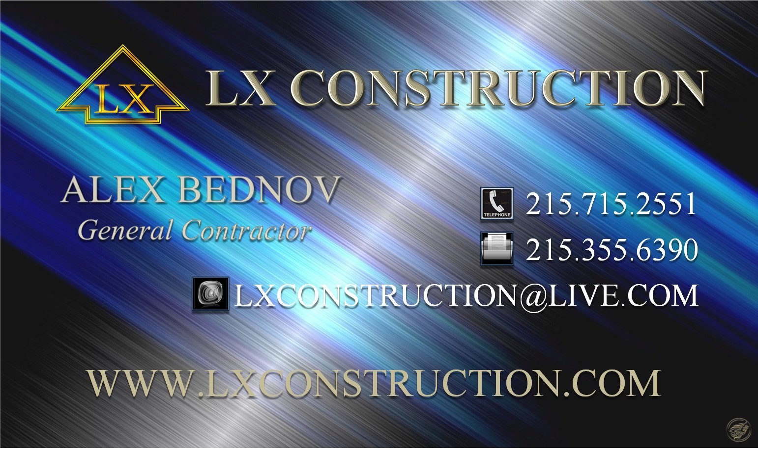 LX Construction, LLC Logo