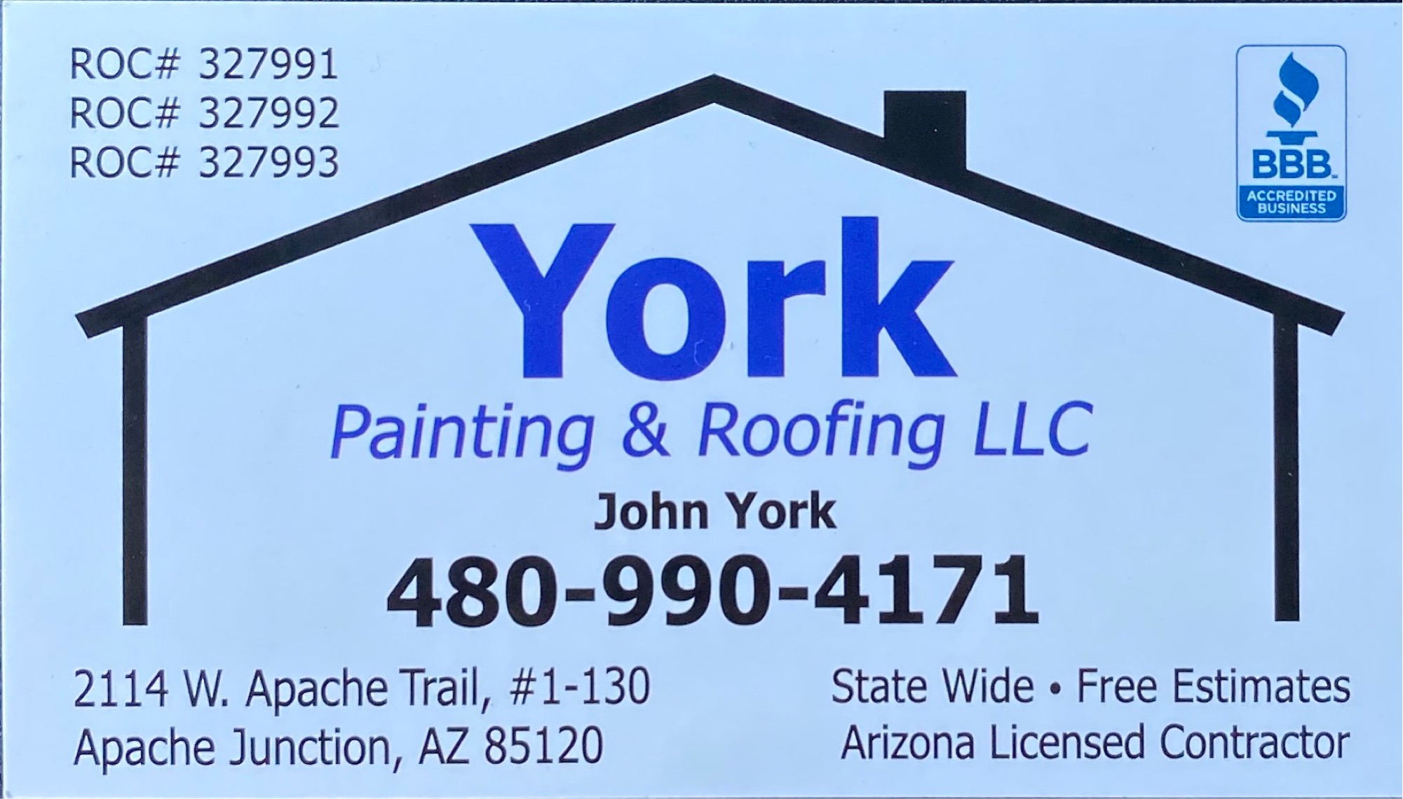 York Painting & Roofing, LLC Logo