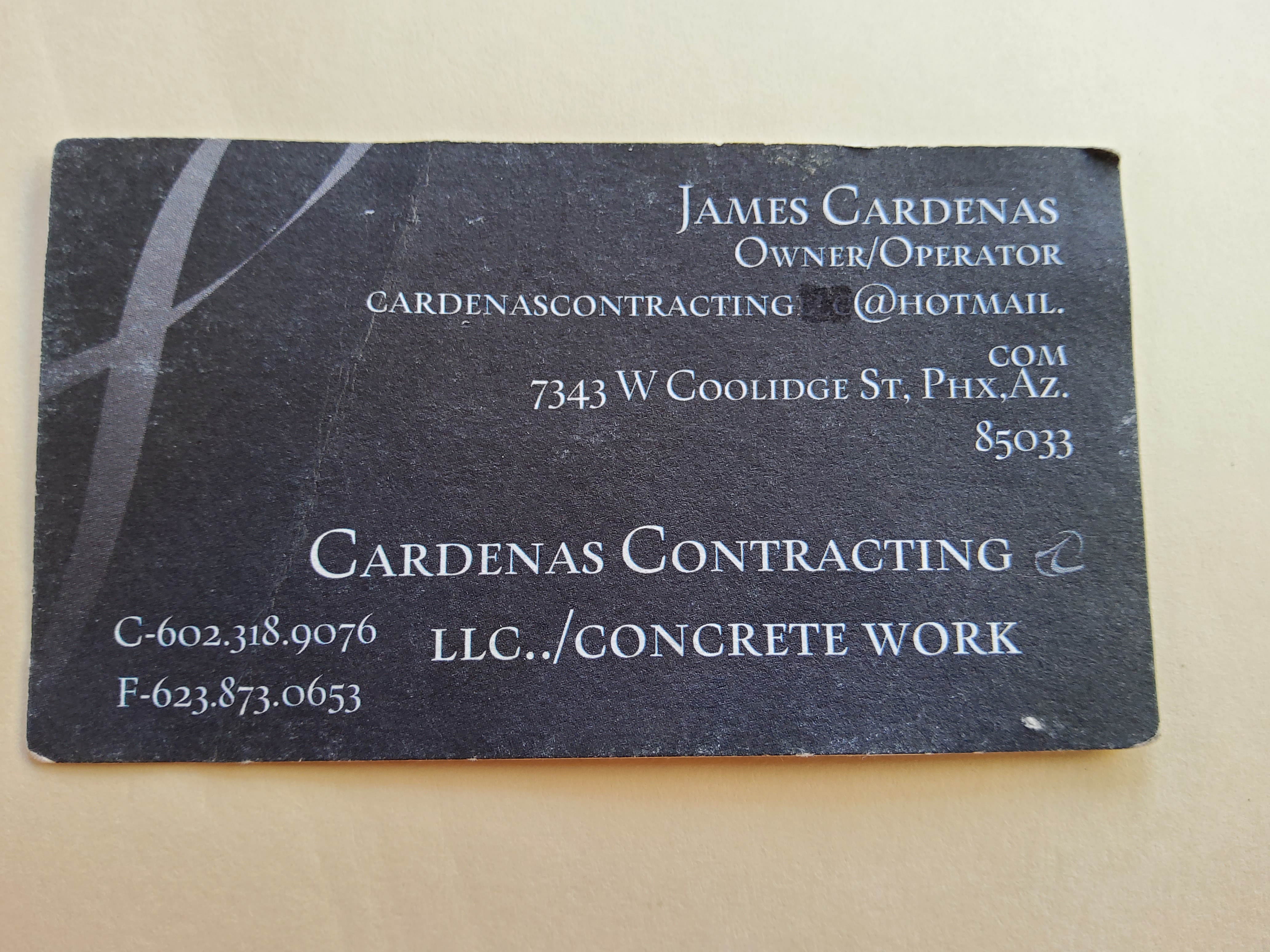 Cardenas Contracting, LLC Logo