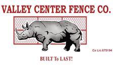Valley Center Fence Company Logo