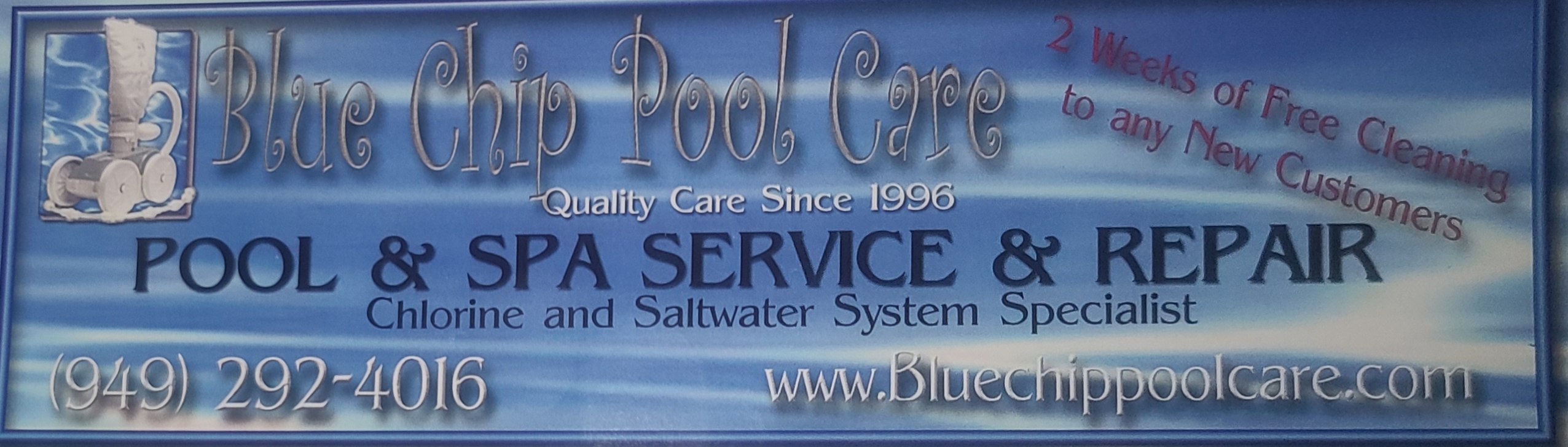 Blue Chip Pool Care, LLC Logo