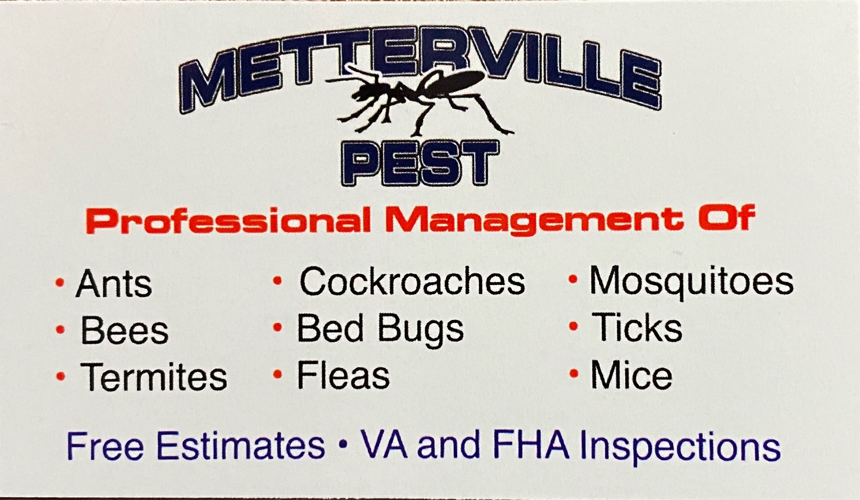 Metterville Pest Management, LLC Logo
