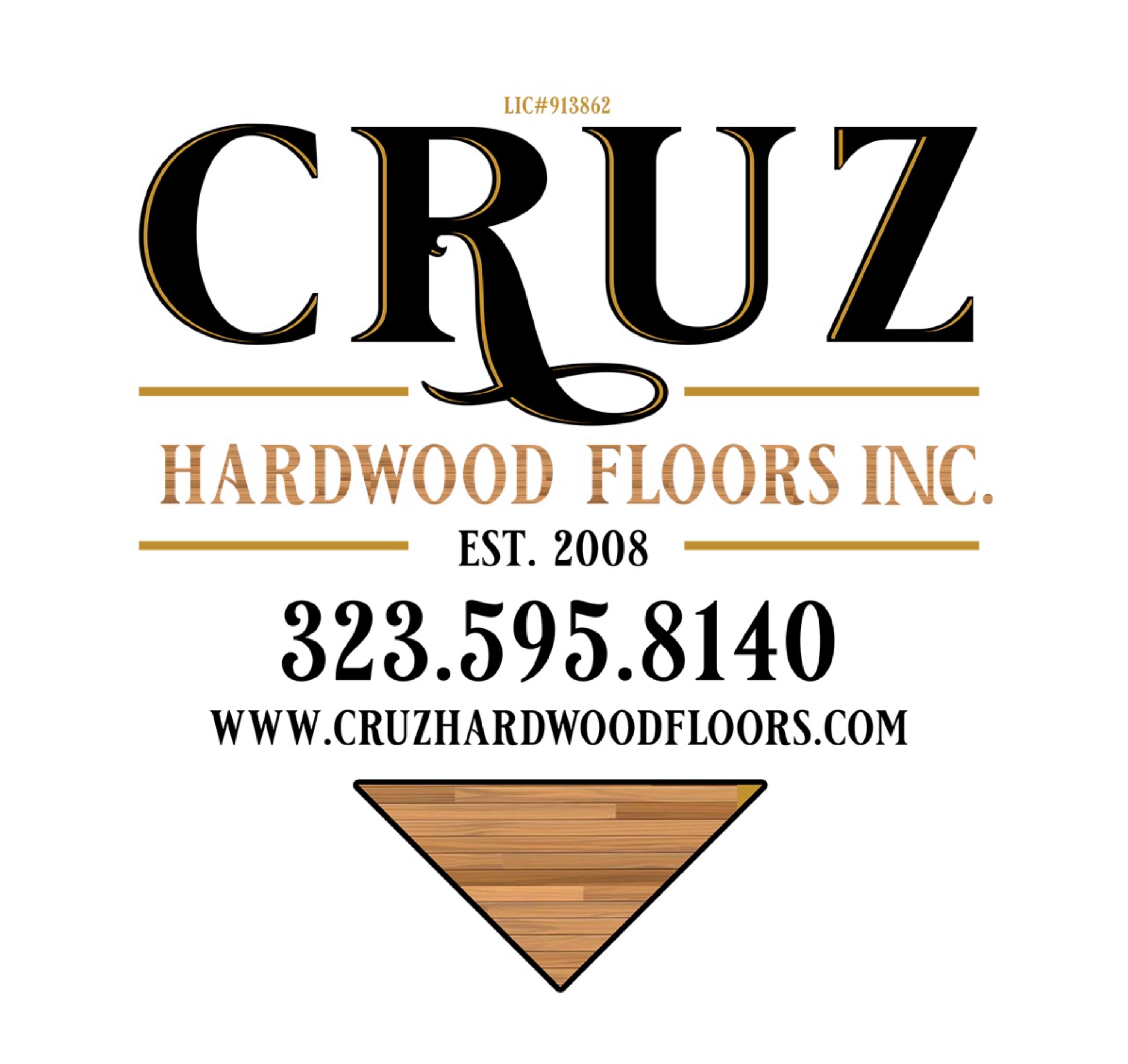 Cruz Hardwood Floors Co. Logo