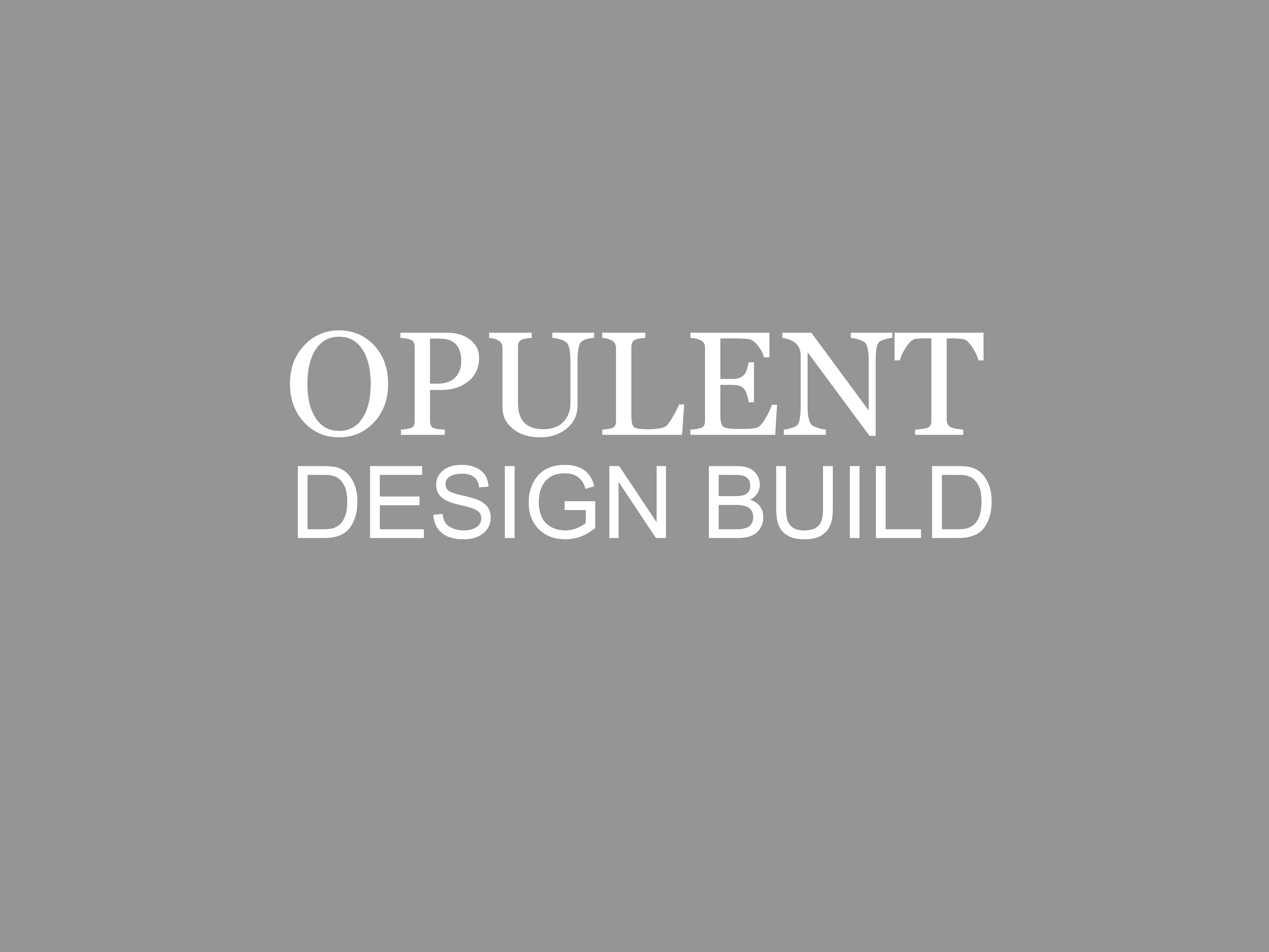 Opulent Design Build Logo