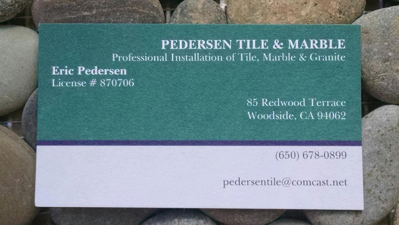 Pedersen Tile And Marble Logo