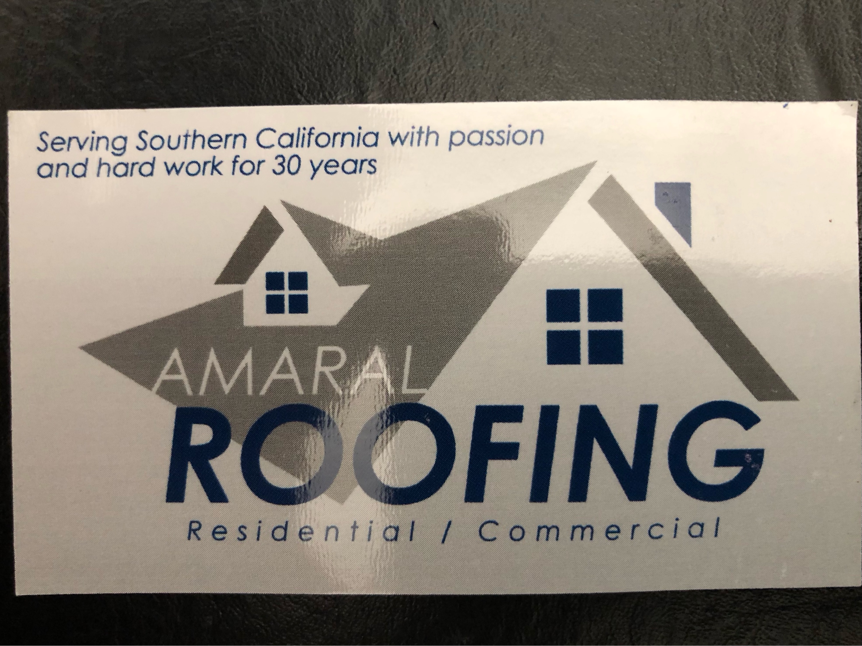 Mark Amaral Roofing Logo
